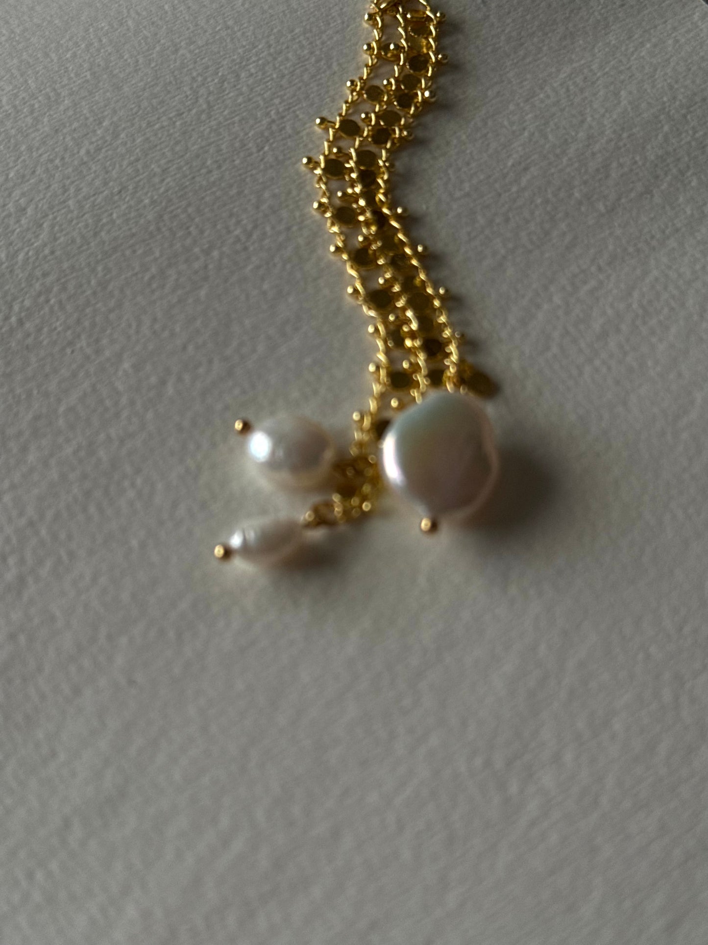 Pendientes Gabriella Baroque Pearl Raíces