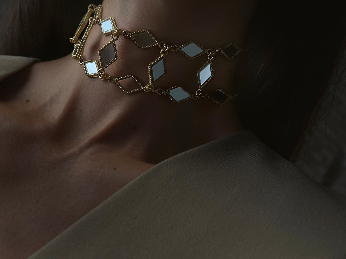 Choker Aurum RHOMBUS Oro