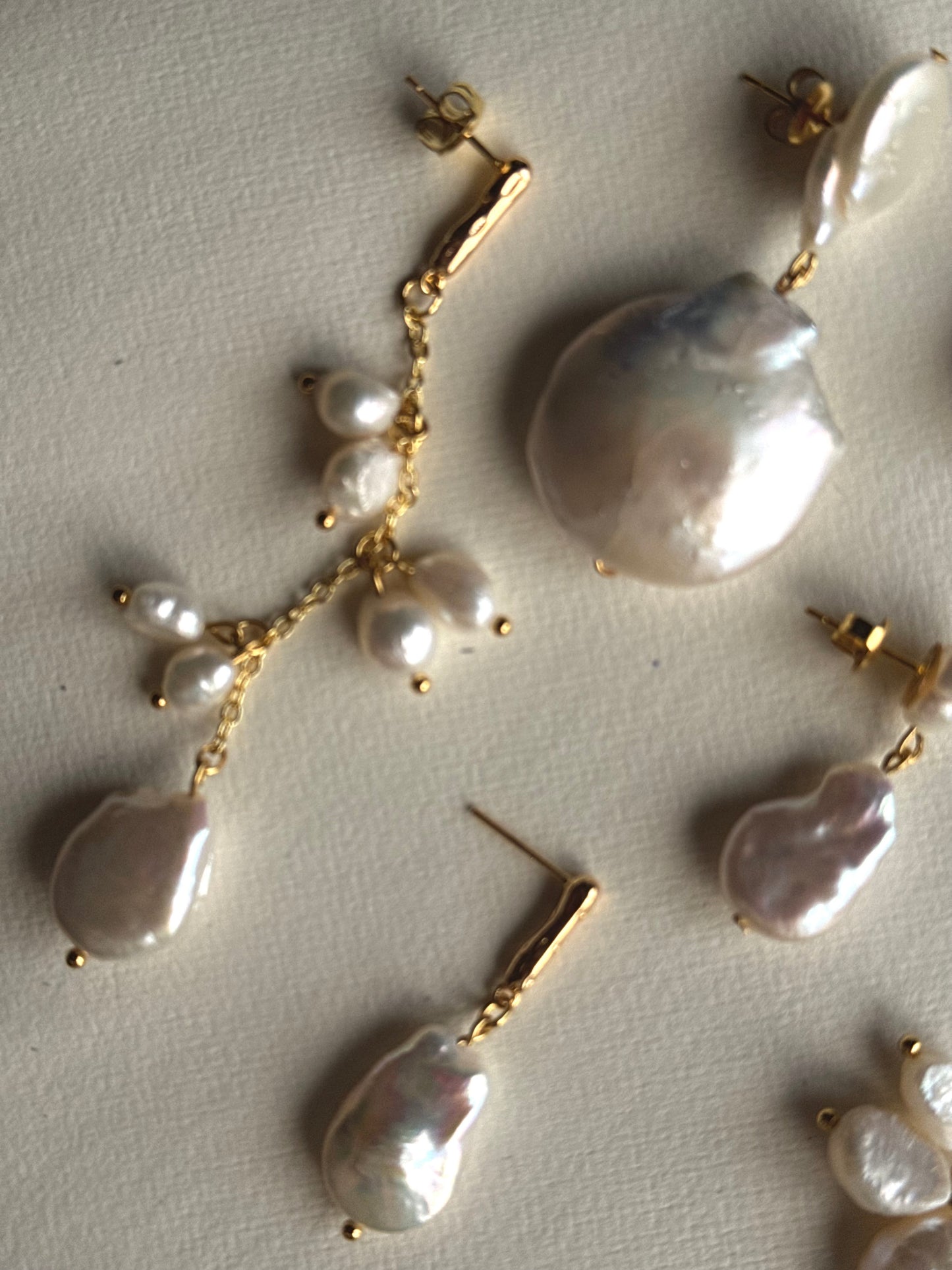 Pendientes Marianna Baroque Pearl Raíces