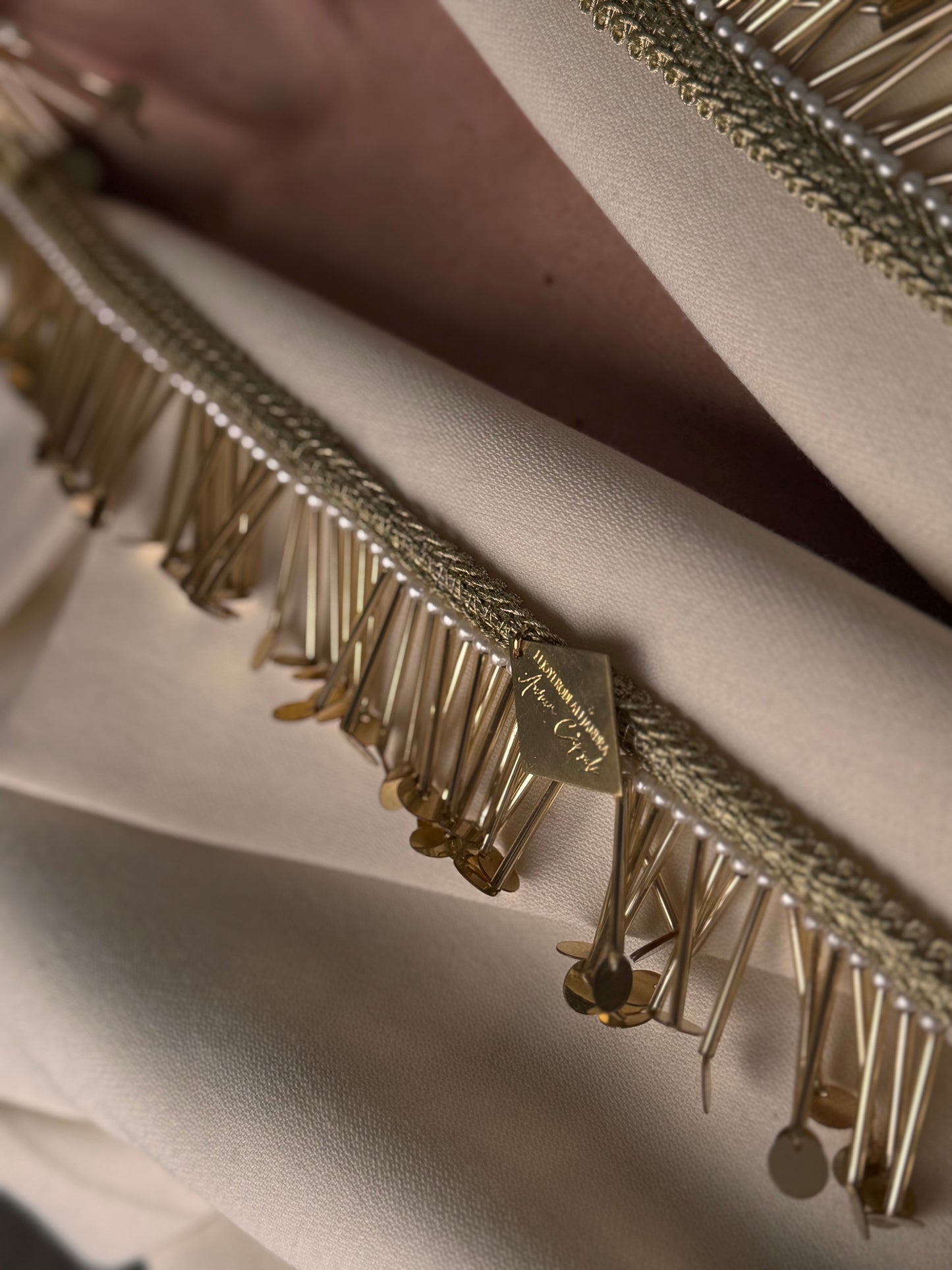 Collar Maxi RHOMBUS Spiga Aurum