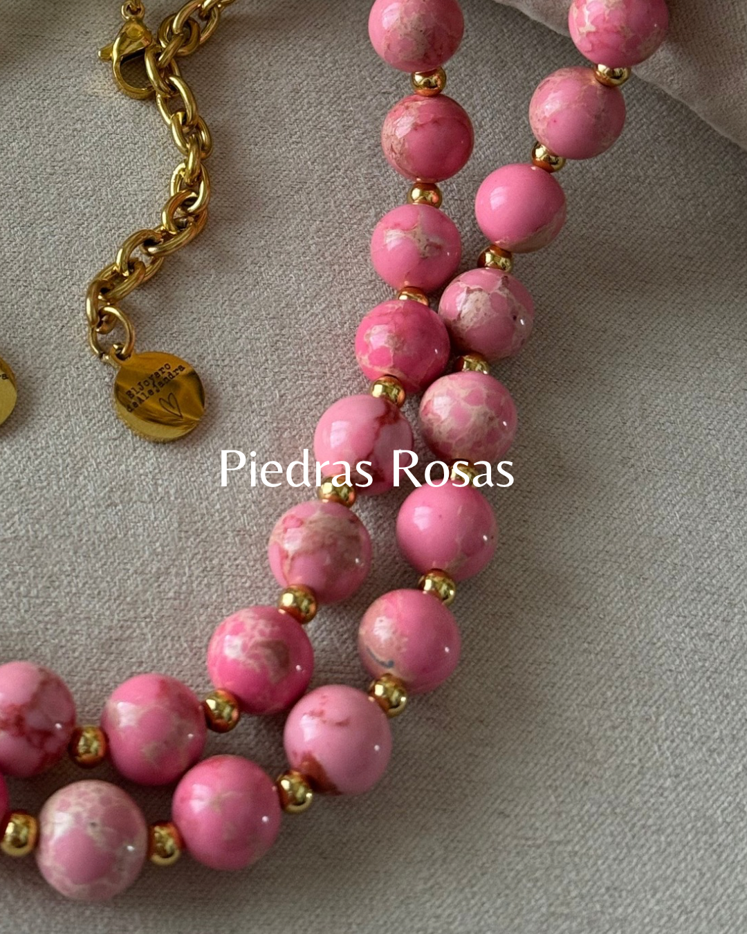 Collar Maxi~piedras & cruz Méx New!