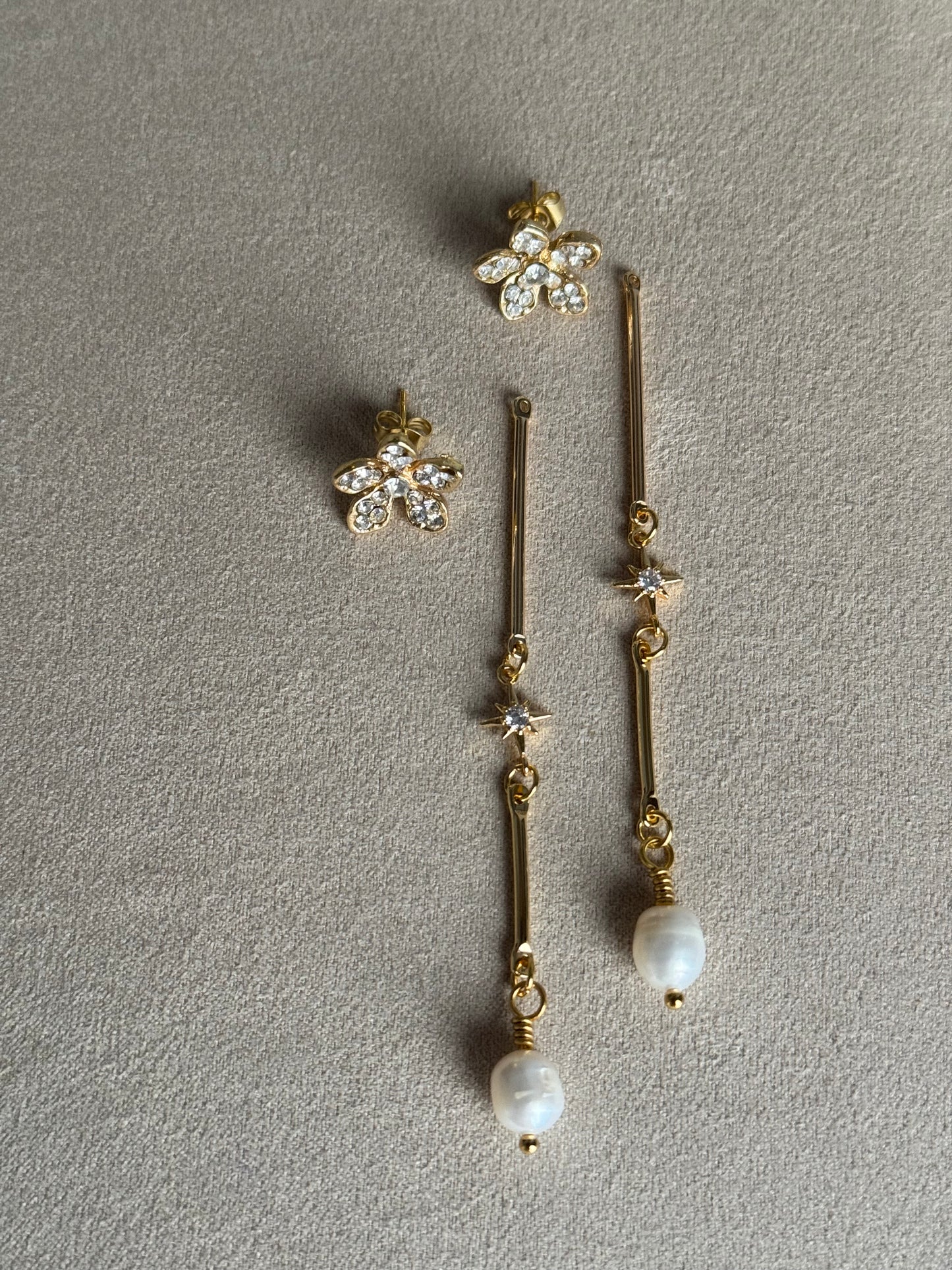 Pendientes RAÍCES Florencia desmontables