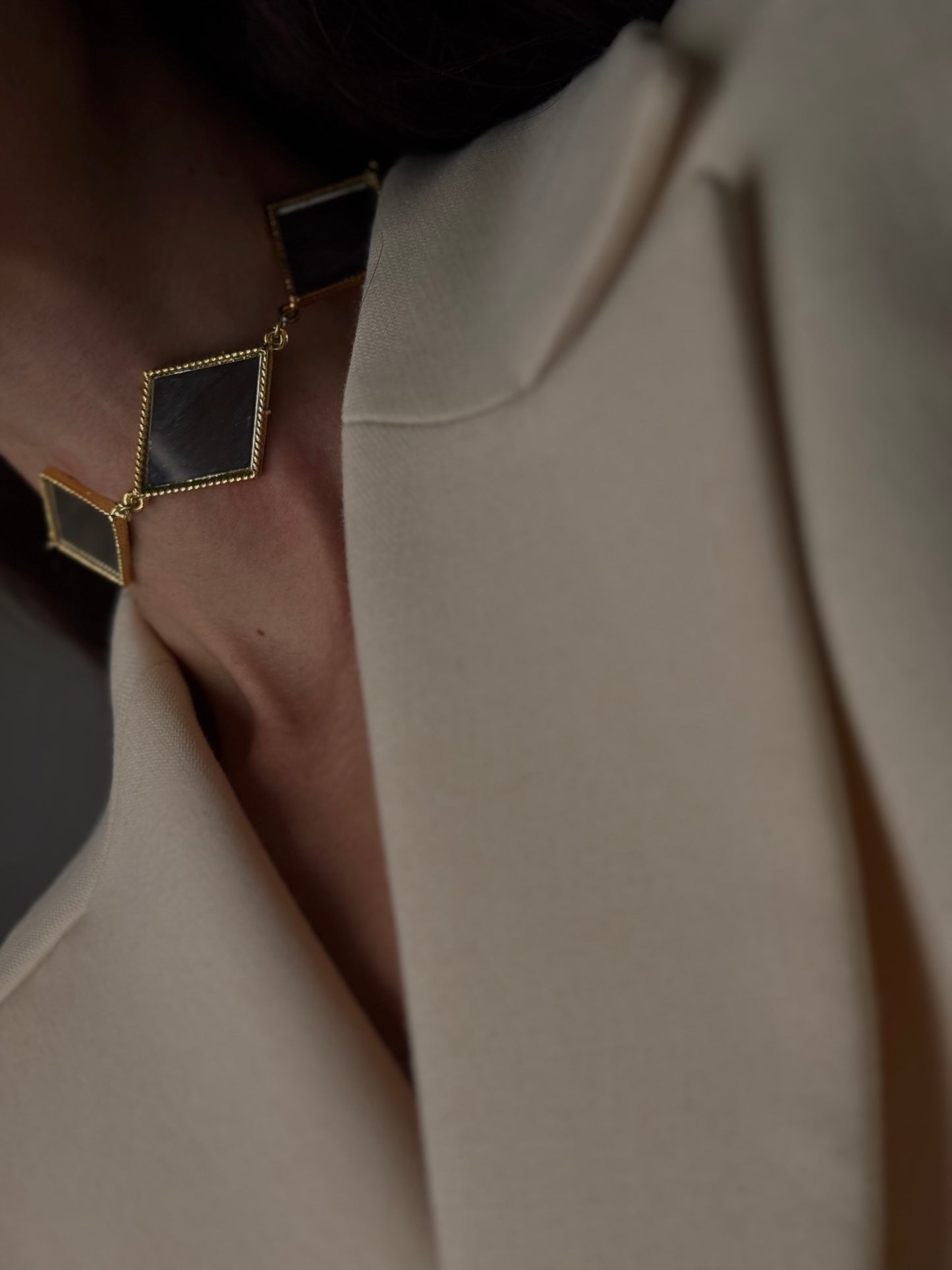 Choker Aurum MAXI RHOMBUS