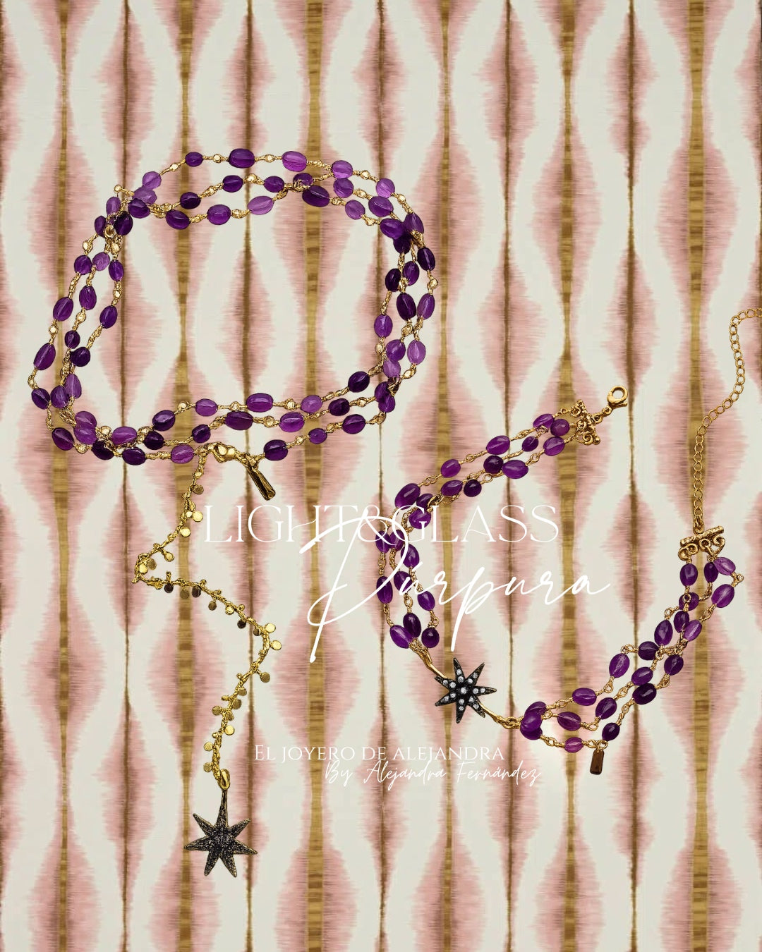 Collar largo vueltas Light&Glass SUMMER Raíces