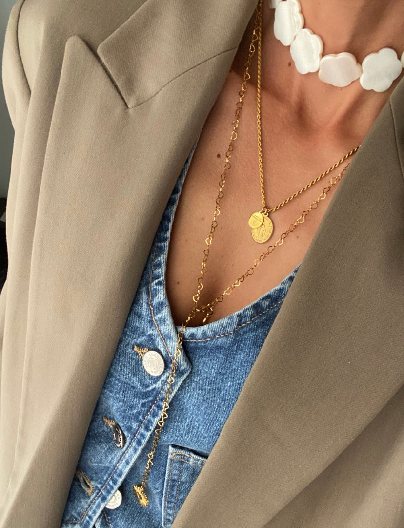 Collar Medalla Gold