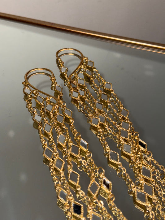 Earcuff Aurum "RHOMBUS Lluvia"