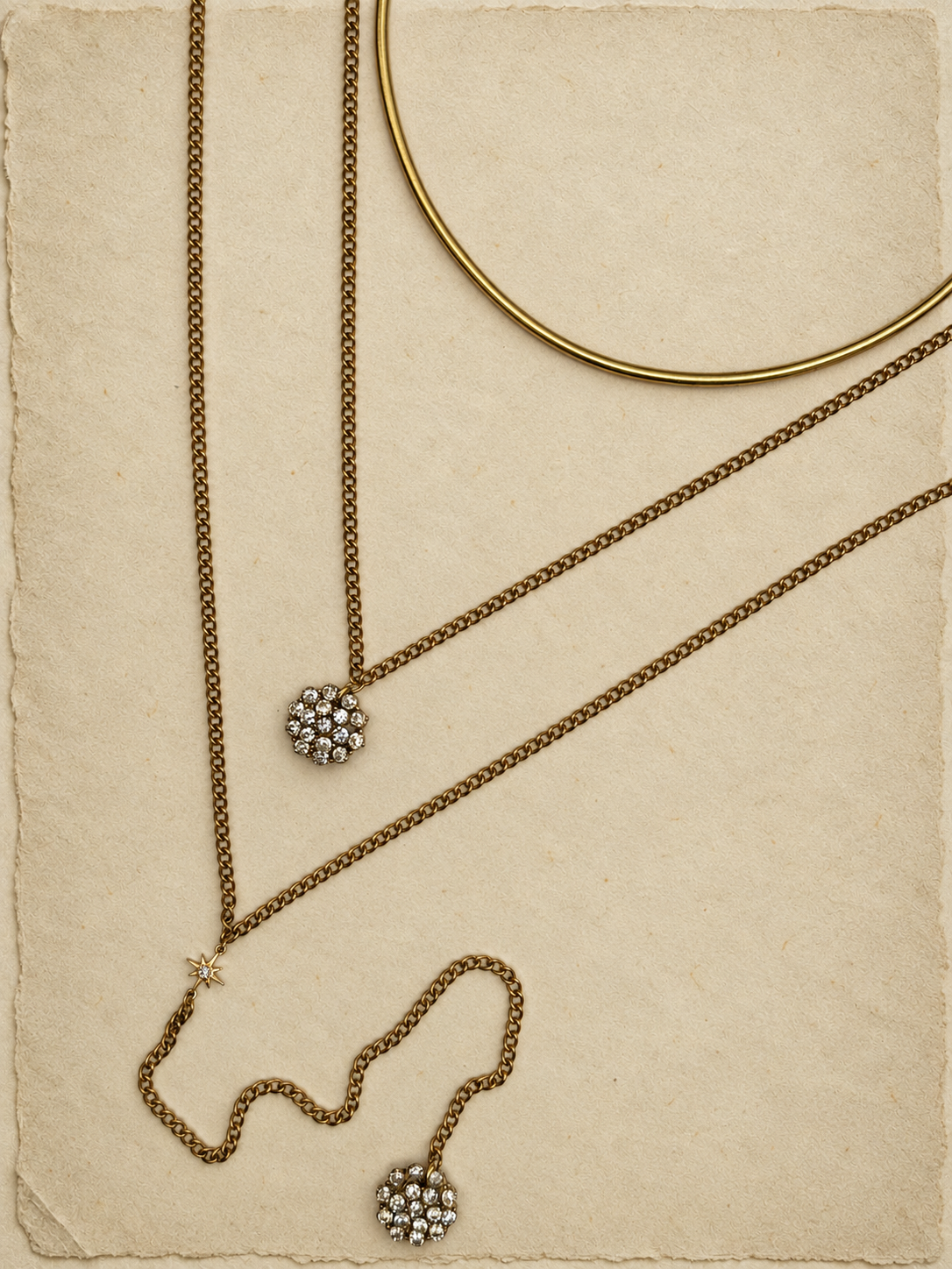 Gargantilla cadenas desmontables 3 en 1 Mix Marcela - Herencia