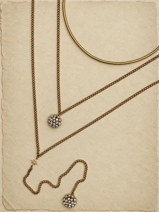 Gargantilla cadenas desmontables 3 en 1 Mix Marcela - Herencia