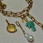 Collar AMALFI Eslabones largo 2 vueltas MULTIPOSICIÓN ~ISLA