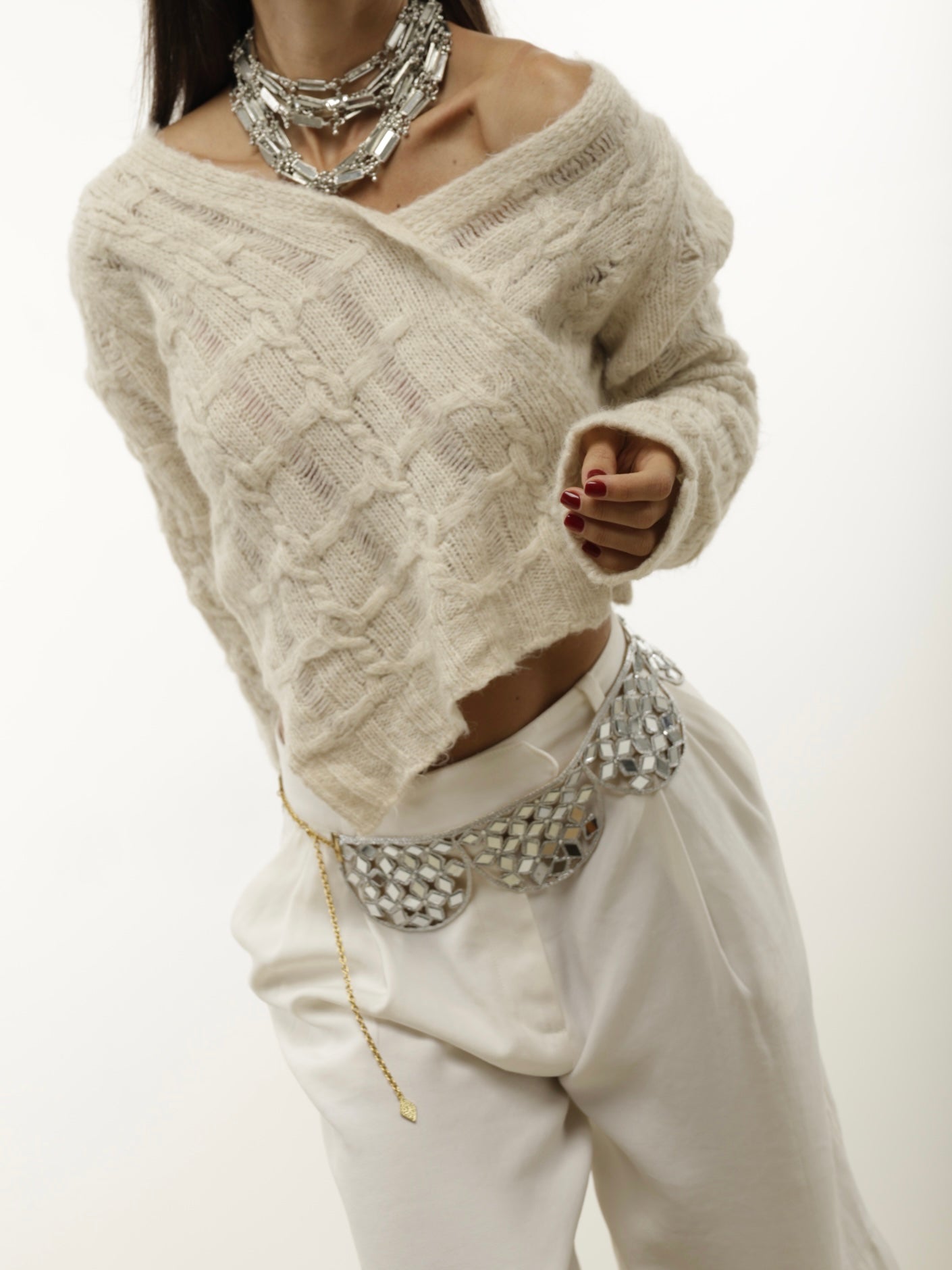 Cinturón Aurum Lacrima Plata