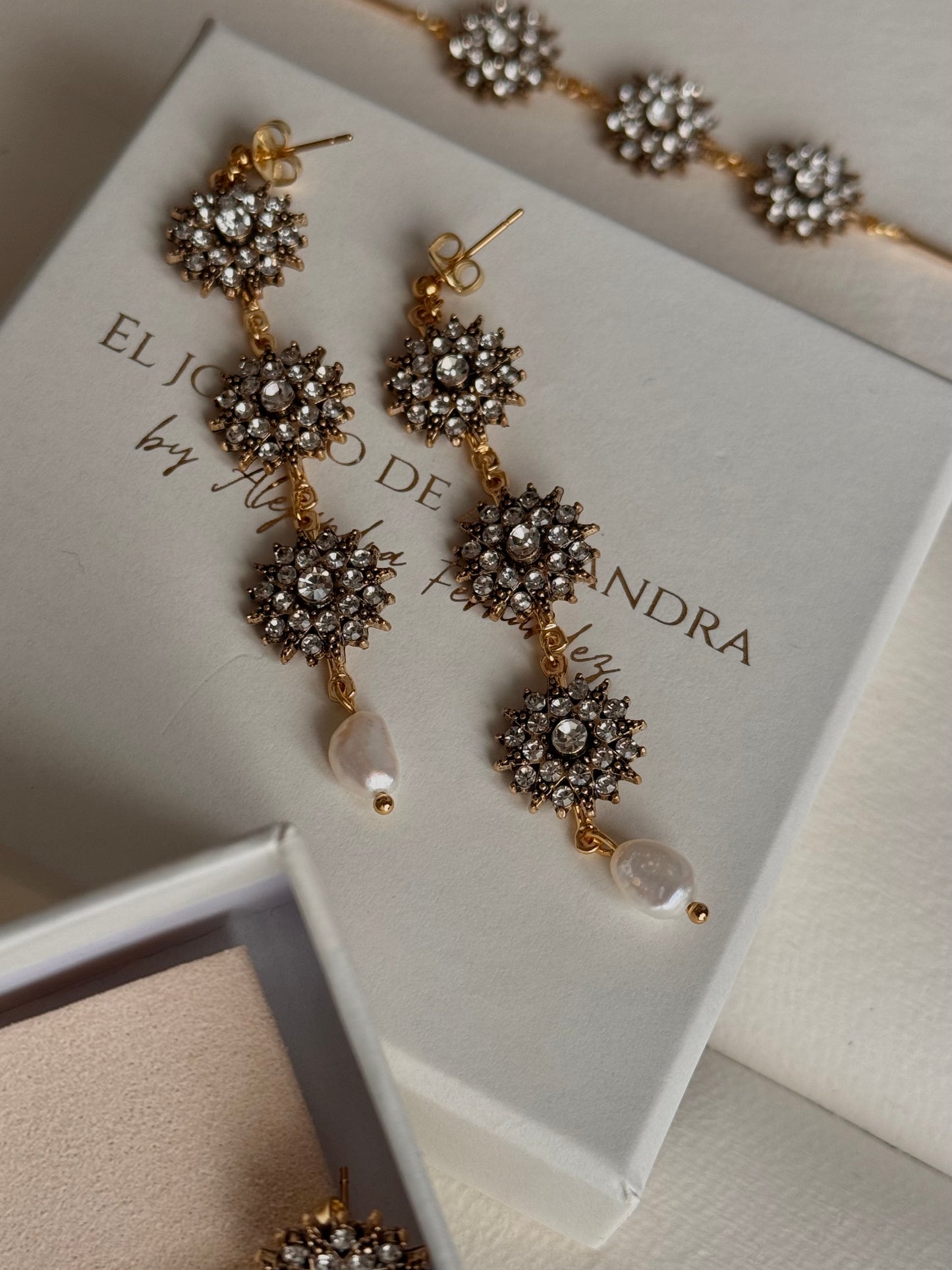 Pendientes RAÍCES Antique Triada