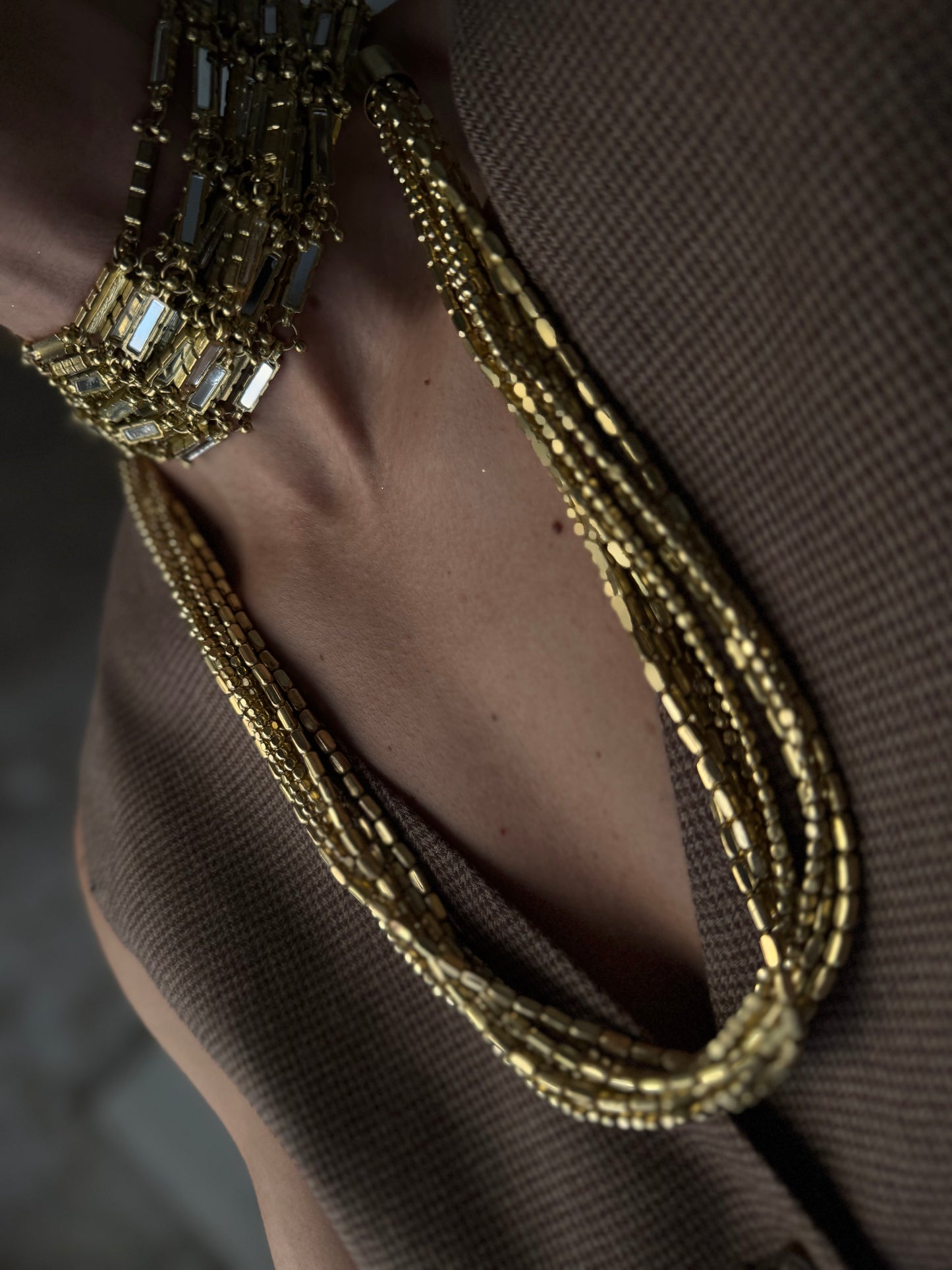 Collar Aurum Serpentine Oro