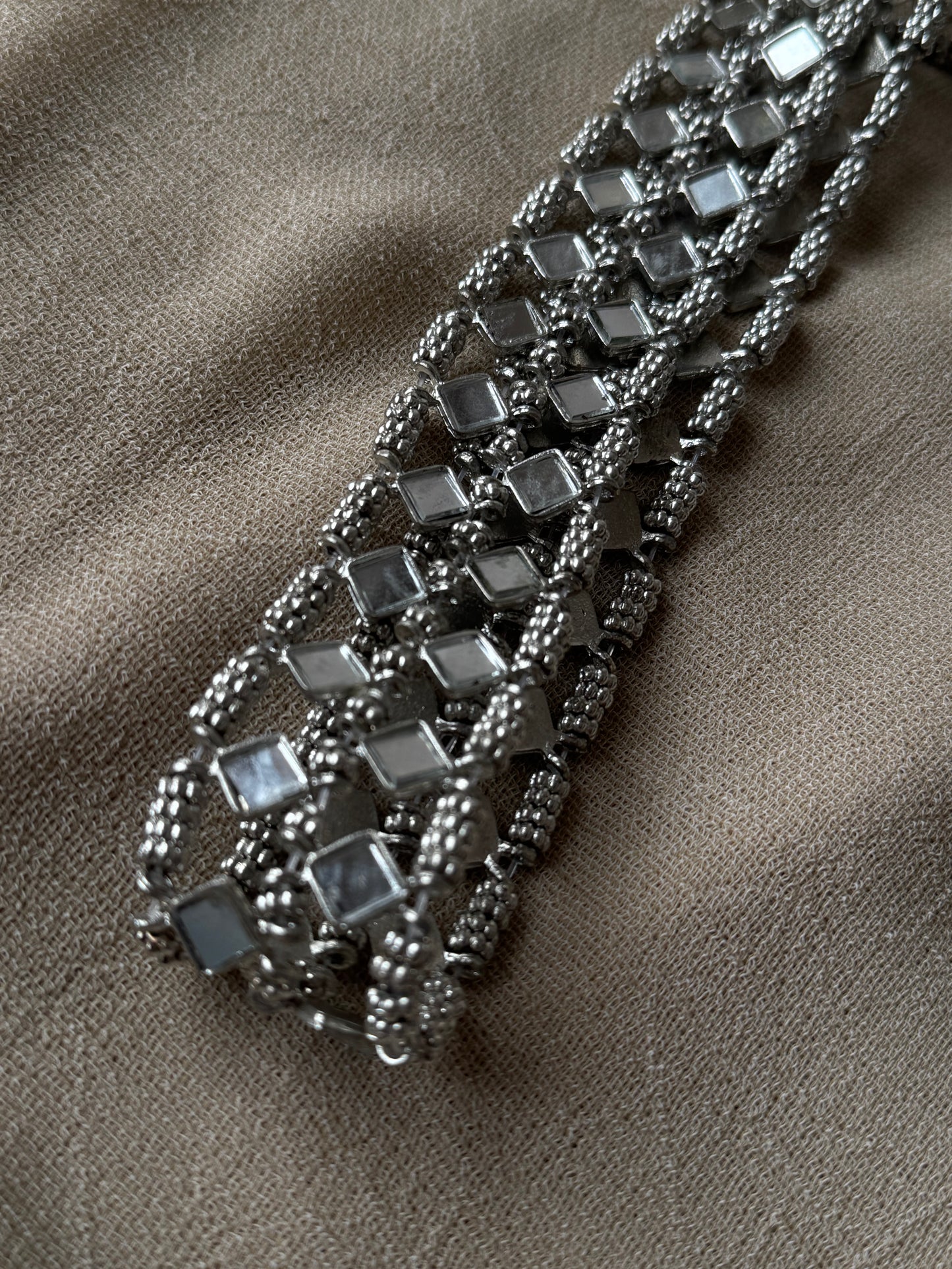 Cinturón Aurum Luxe-Plata