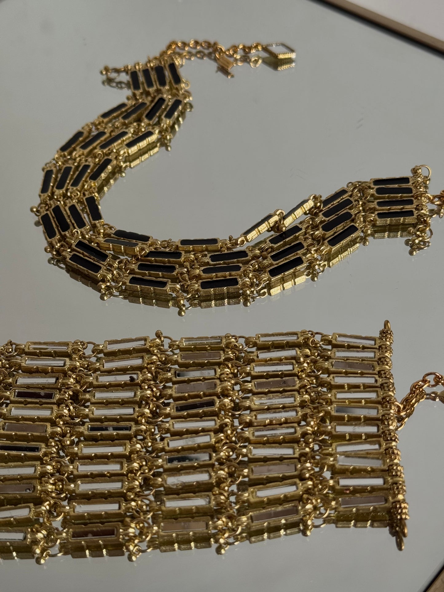 Choker Aurum "NOIR DORÉ"