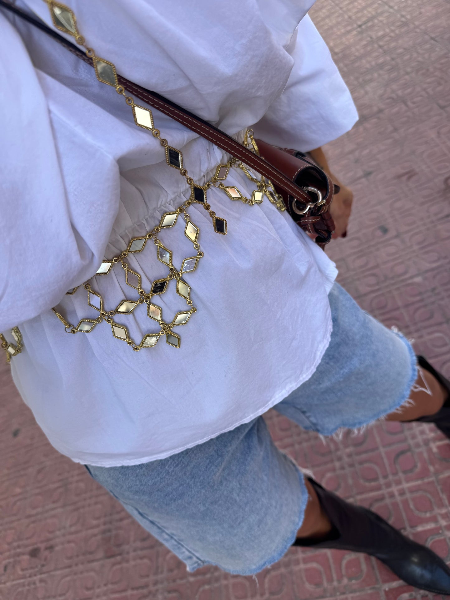 Cinturón Aurum Metalic RHOMBUS