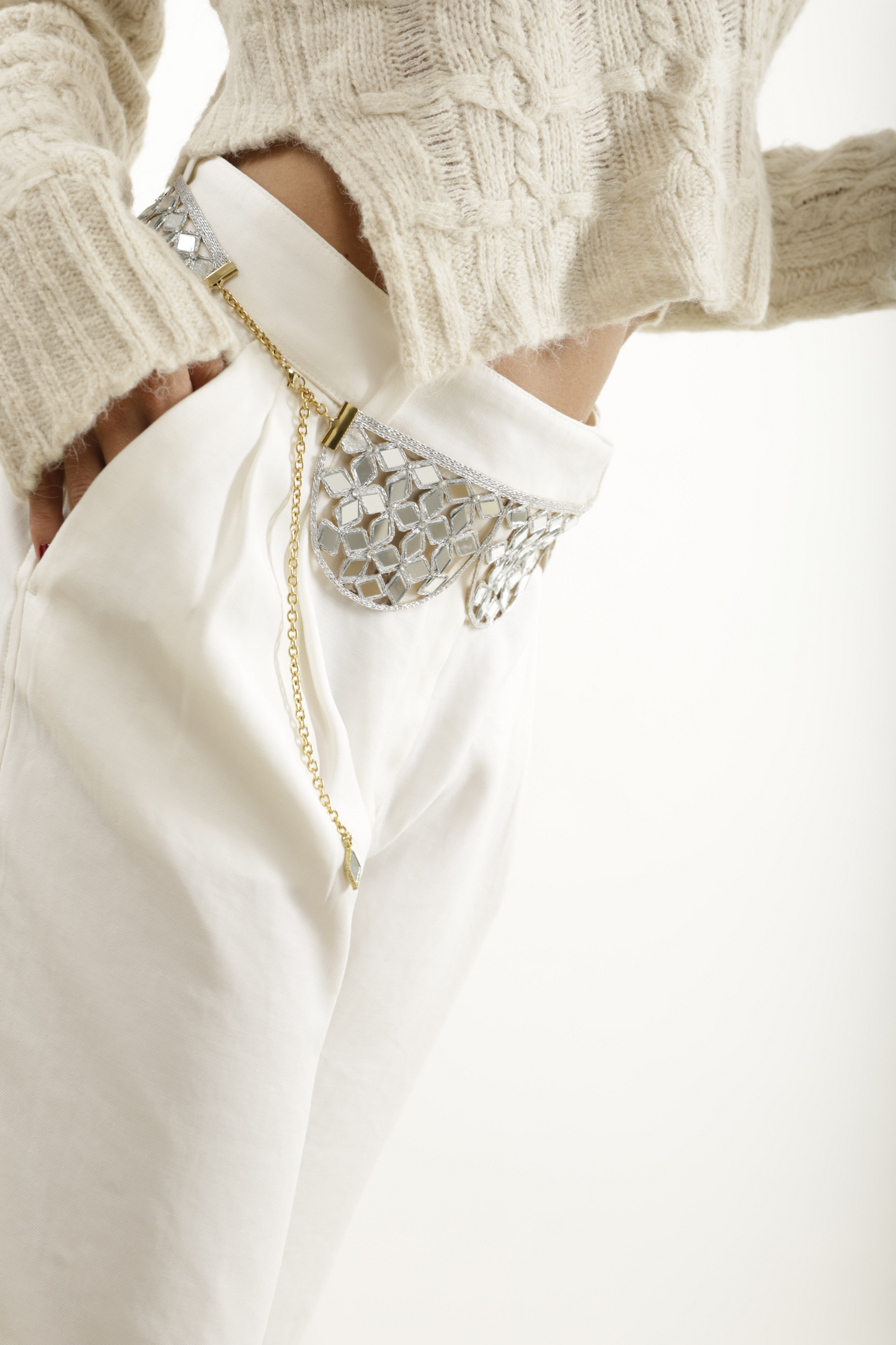 Cinturón Aurum Lacrima Plata