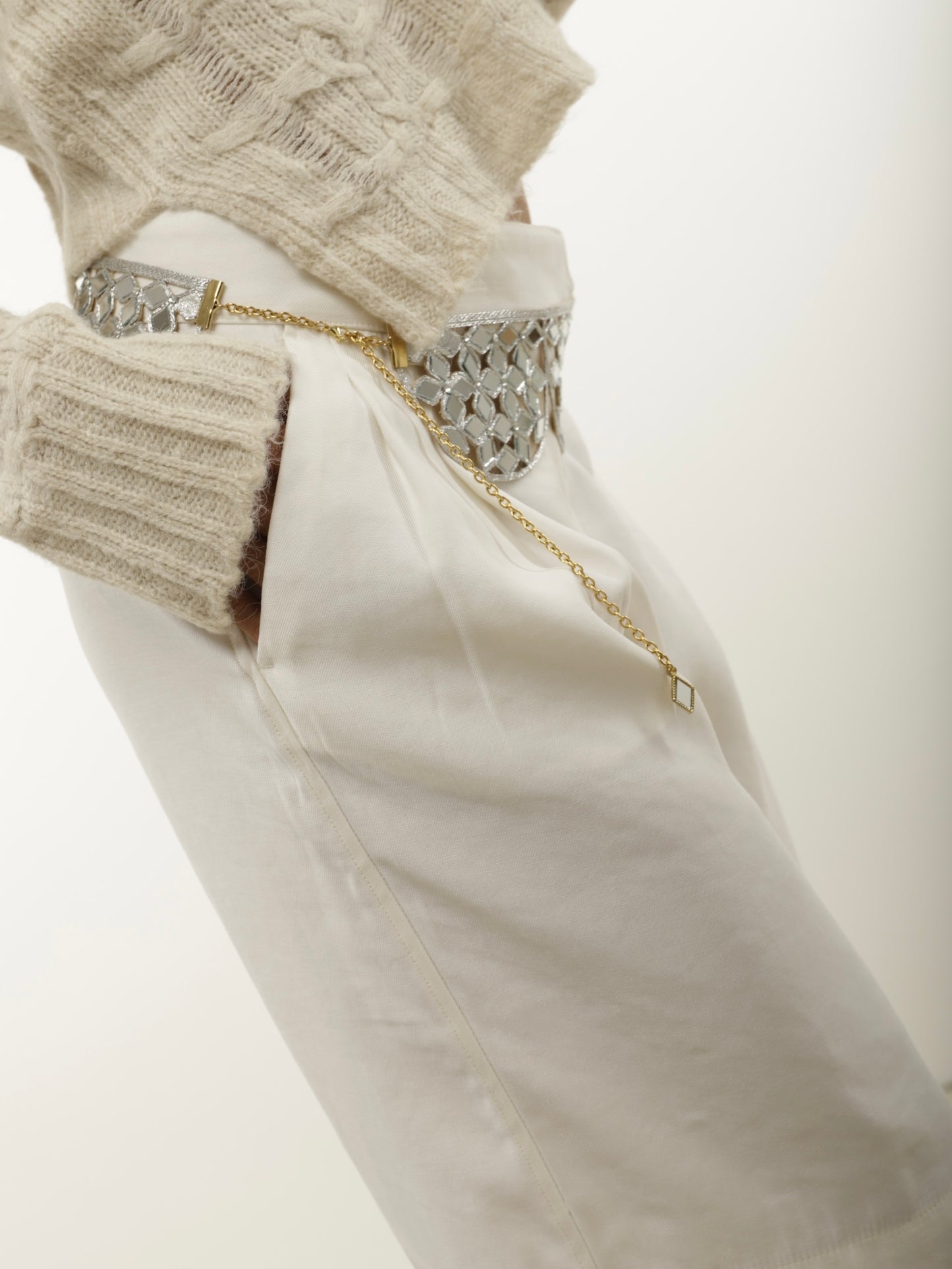 Cinturón Aurum Lacrima Plata