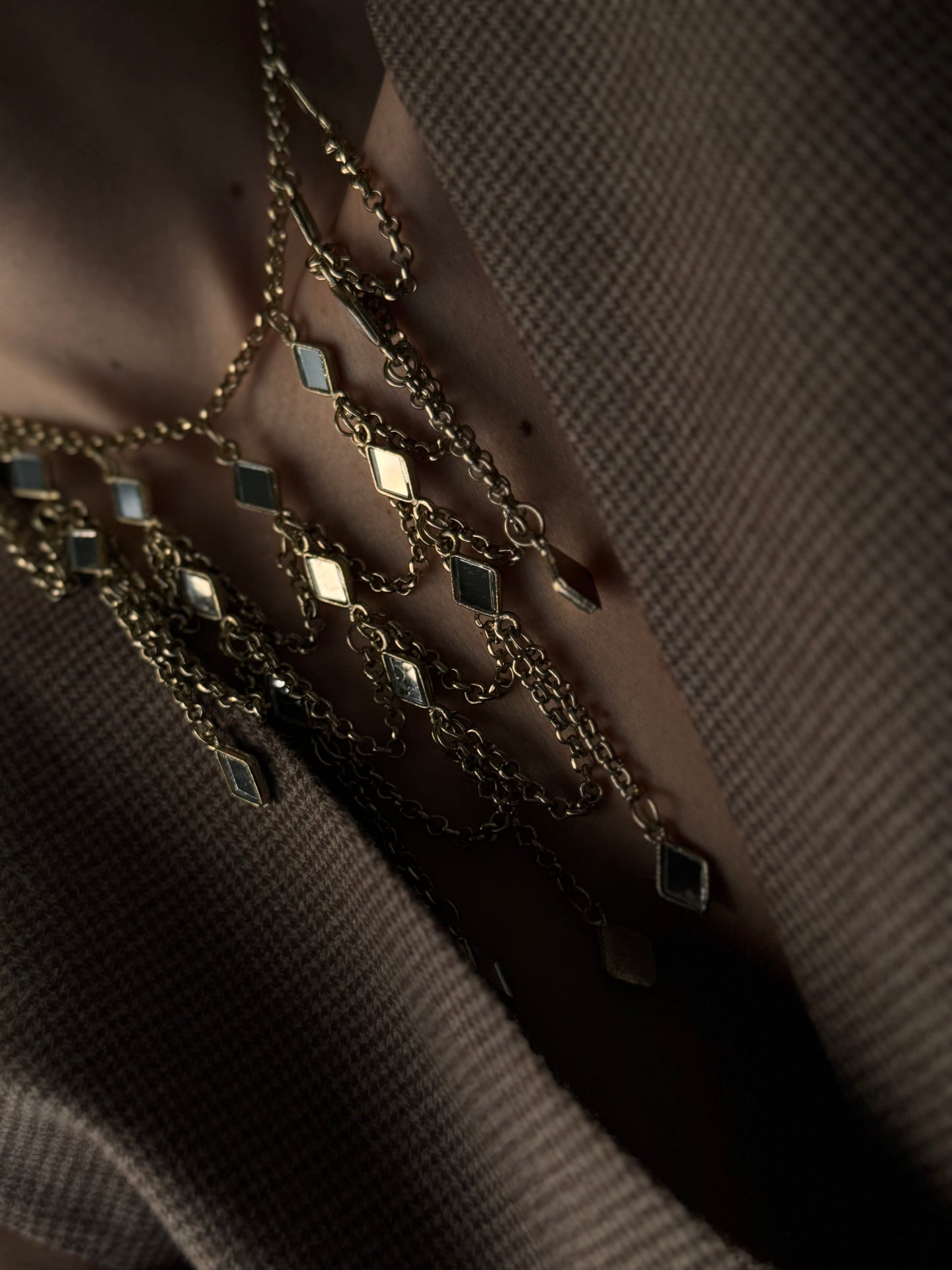 Collar Agustinne RHOMBUS Oro - AURUM CAPSULE