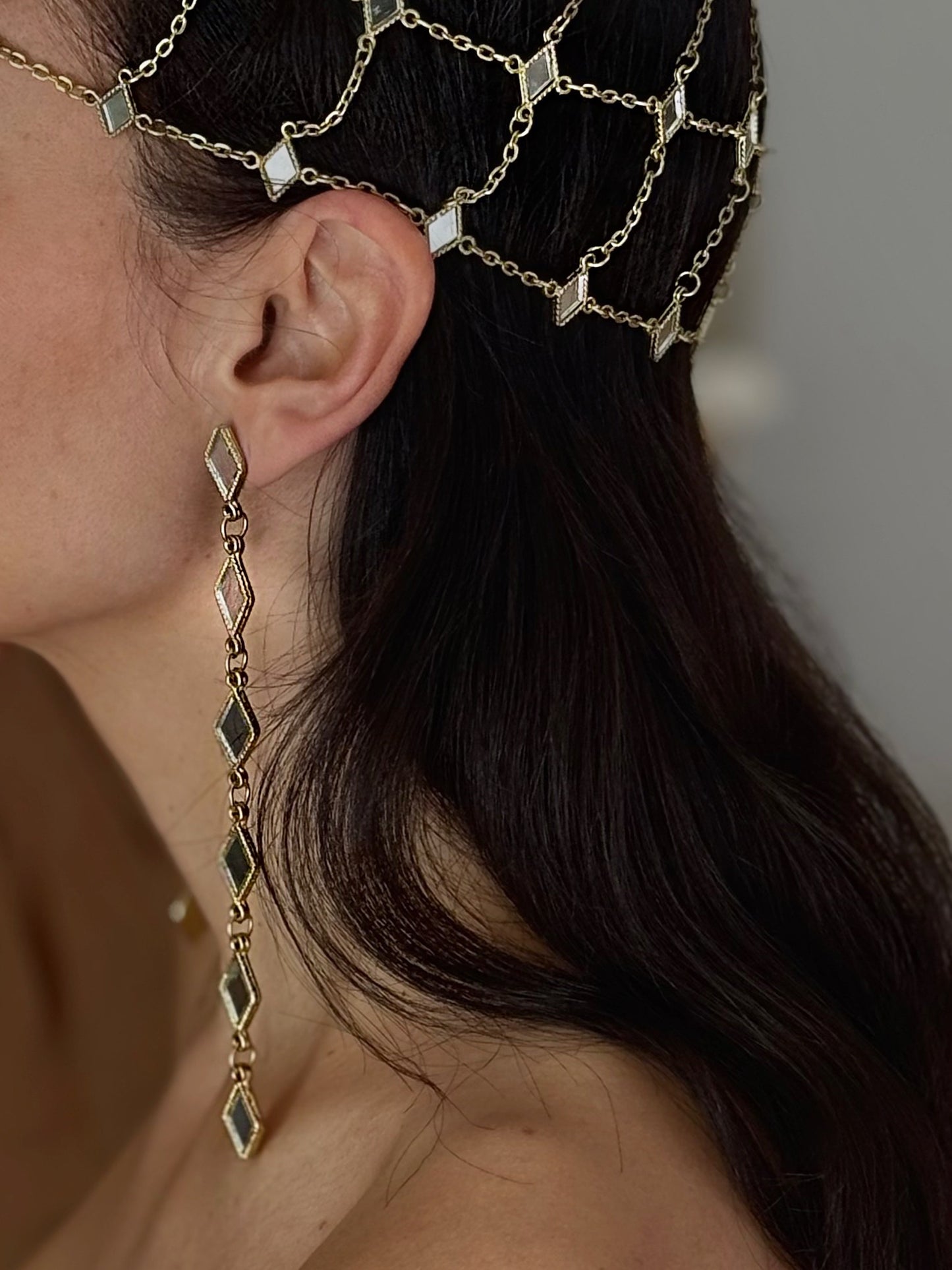 Pendientes Aurum LONG RHOMBUS