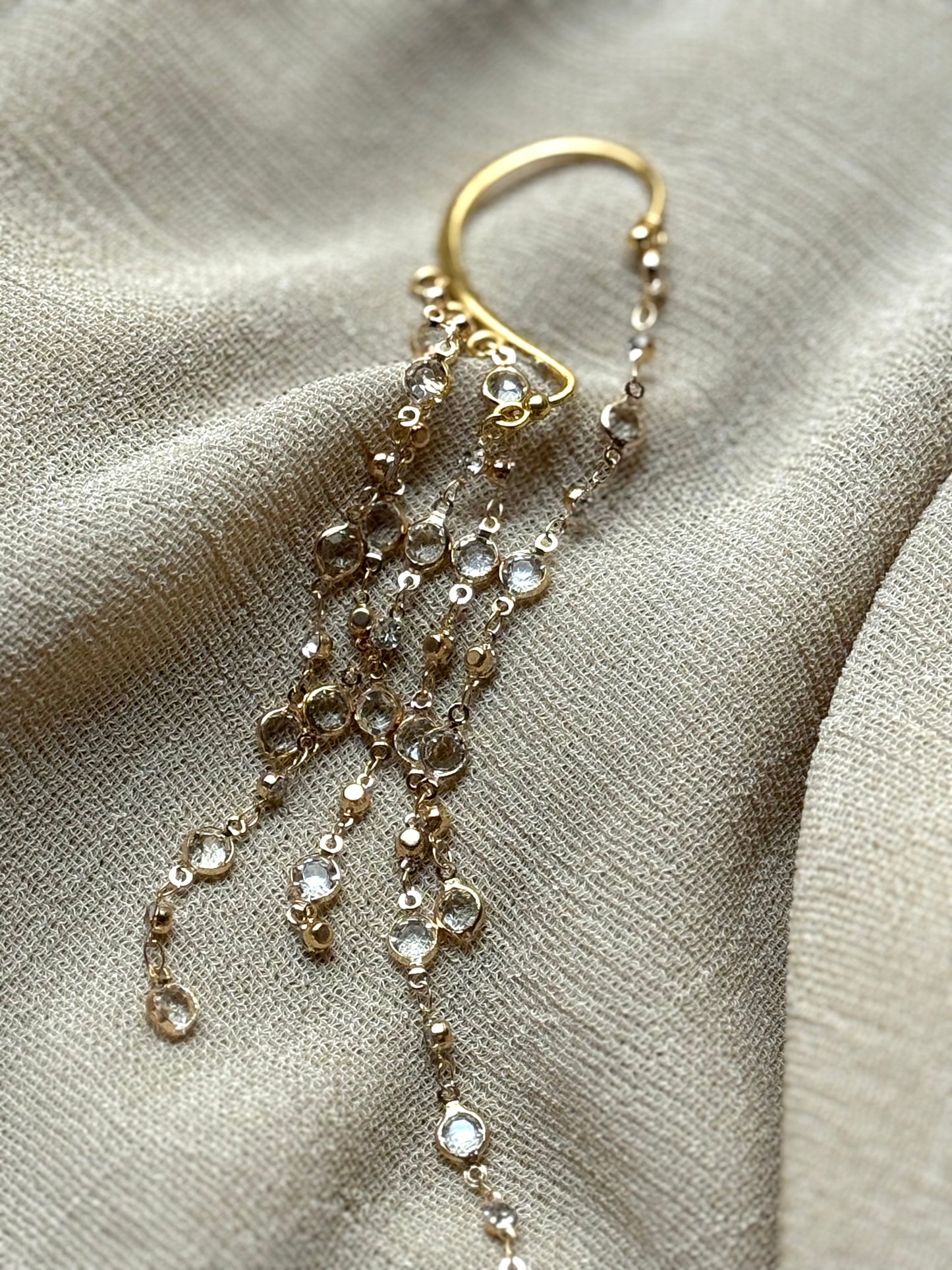 Pendientes Earcuff Aurum Lacrima