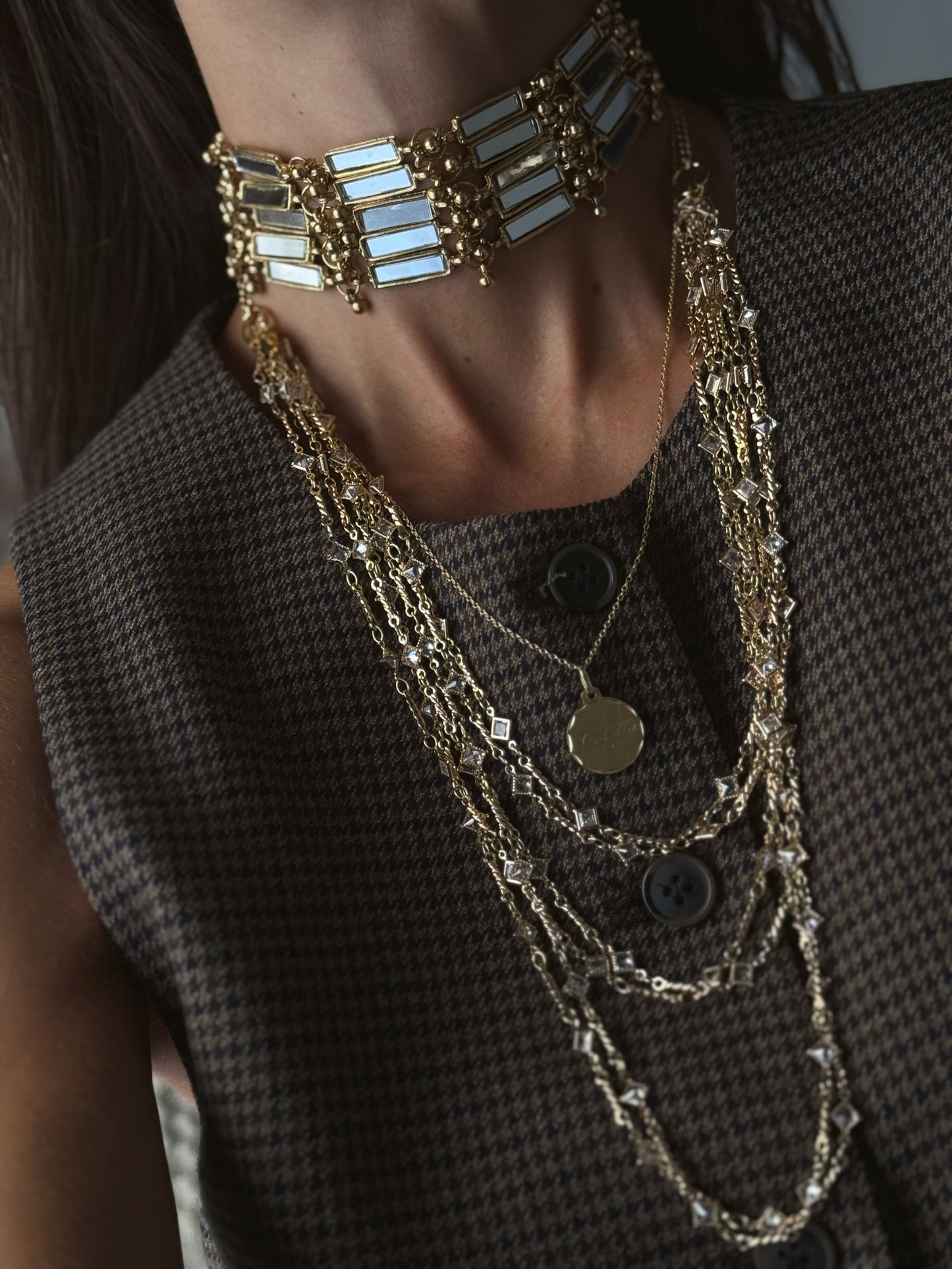Choker Aurum Ginevra Mirrors