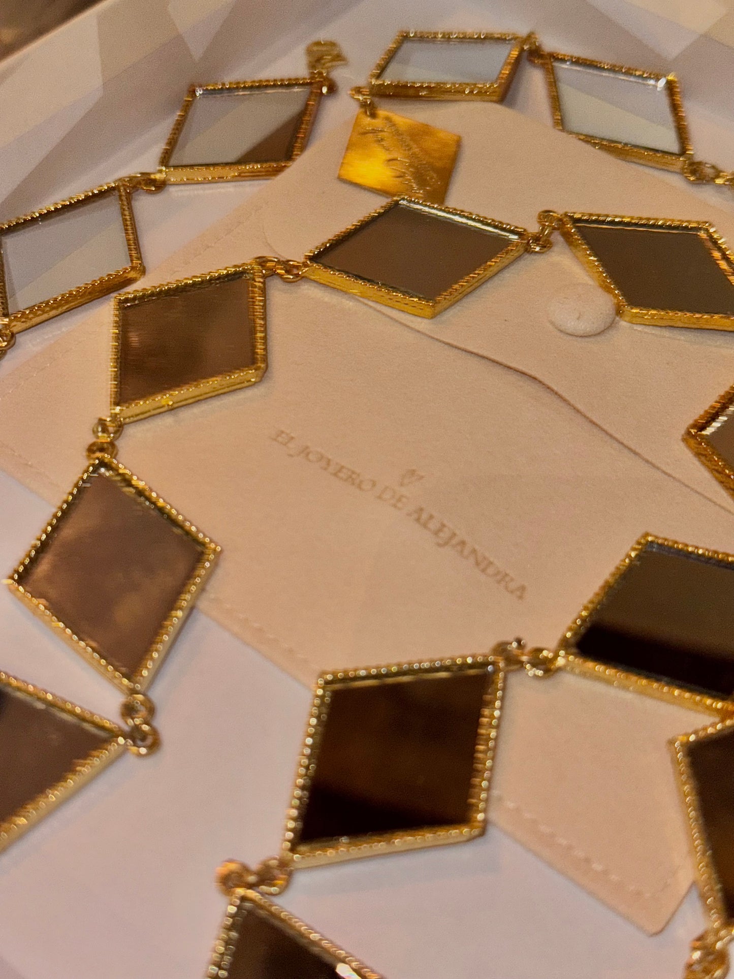 Cinturón Aurum MAXI RHOMBUS