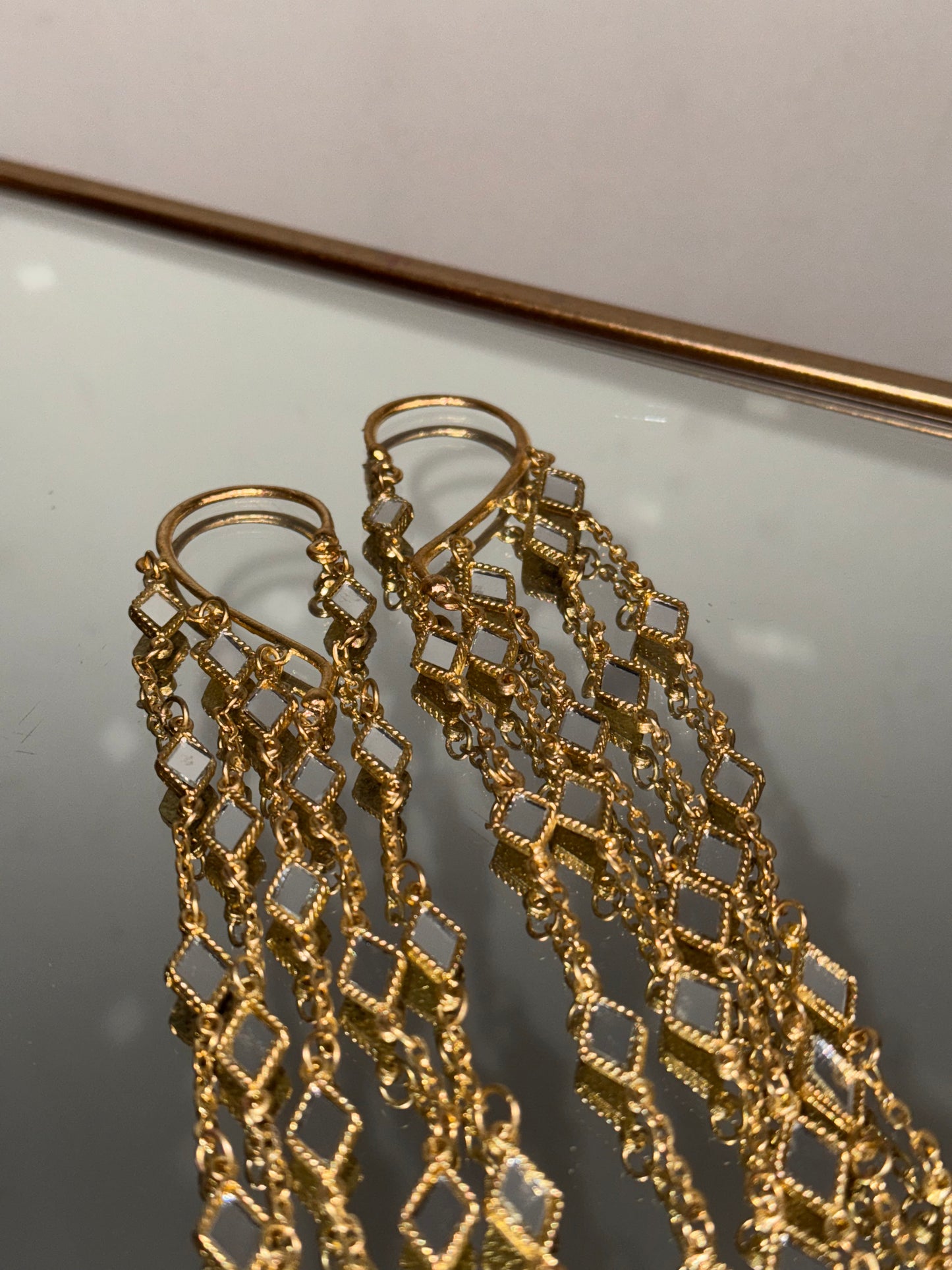 Earcuff Aurum "RHOMBUS Lluvia"