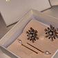 Pendientes RAÍCES Estrella Emperlada Desmontables