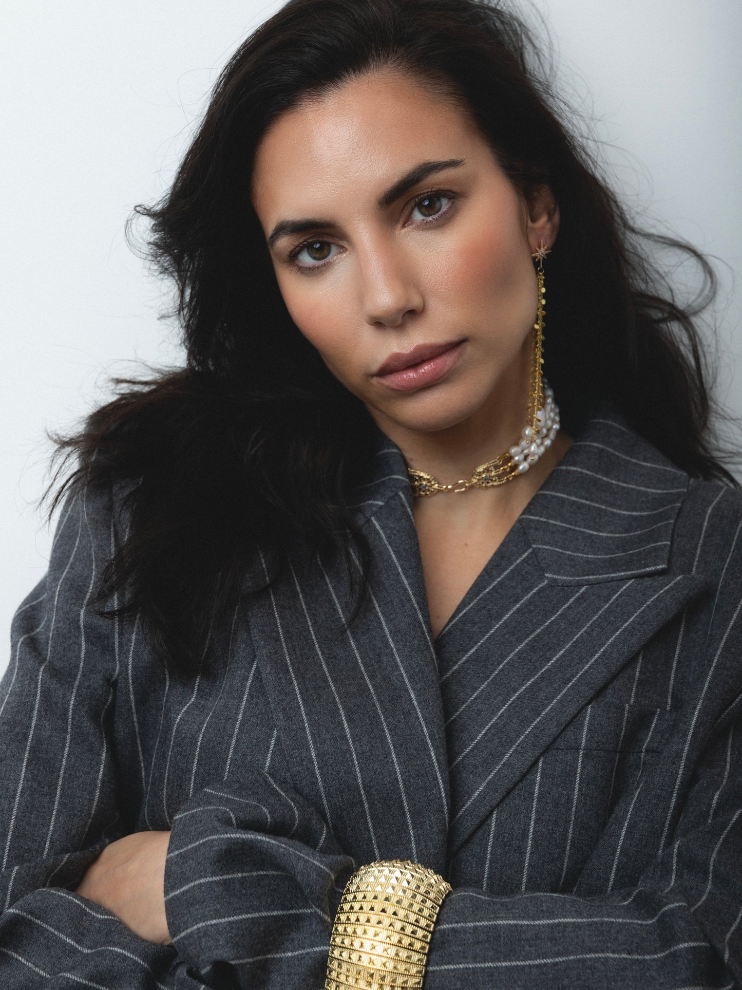 Choker RAÍCES "Triada de Perlas"