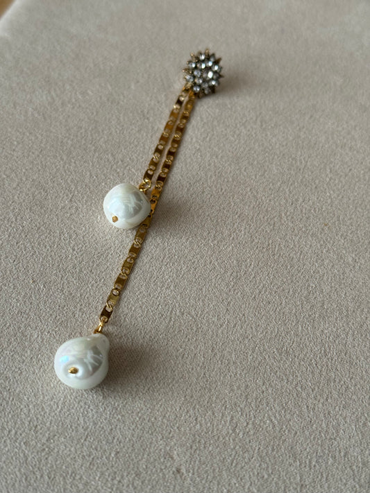 Pendientes Raíces Antique Cadena desmontables