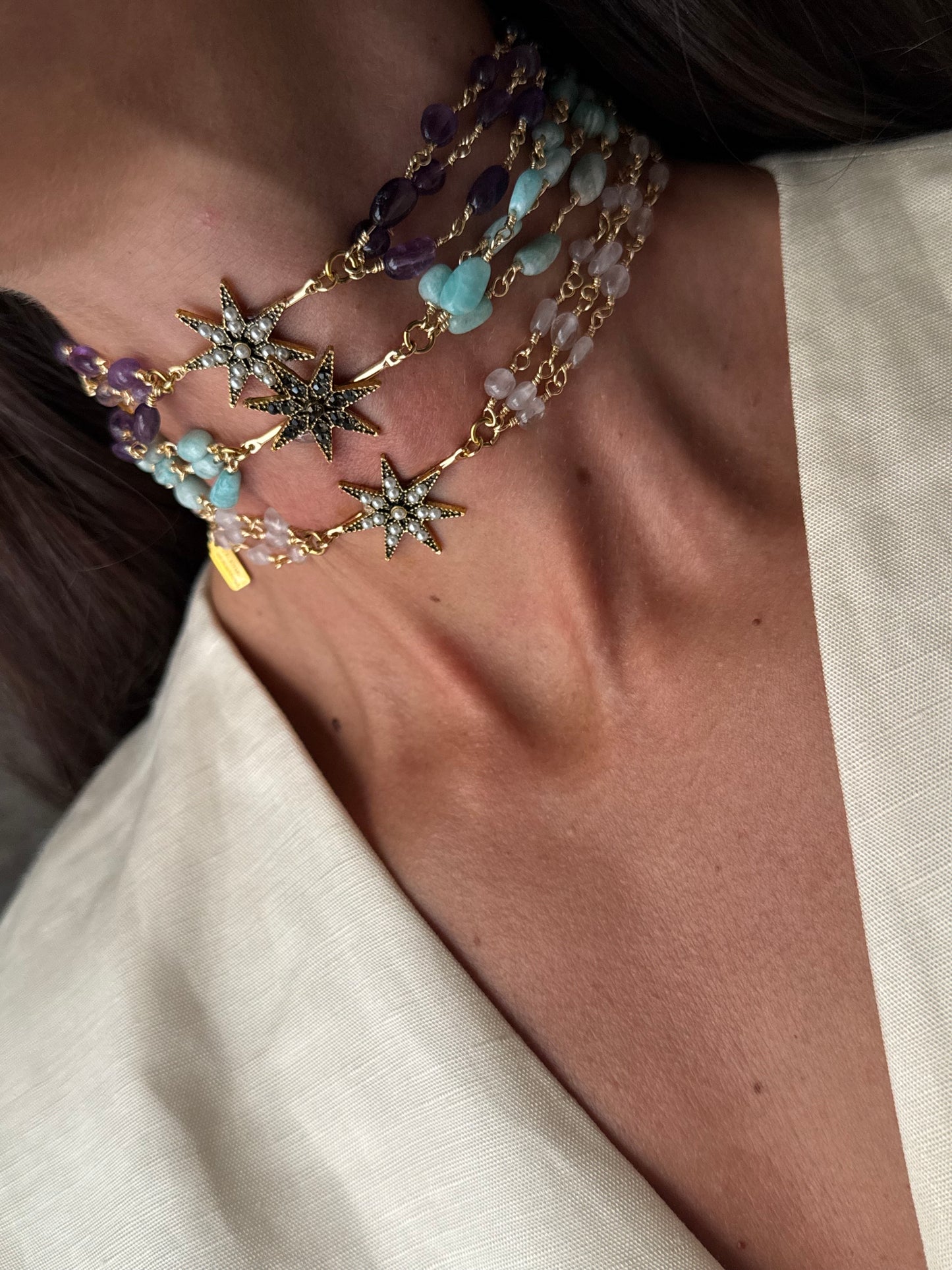 Choker Light&Glass SUMMER Raíces