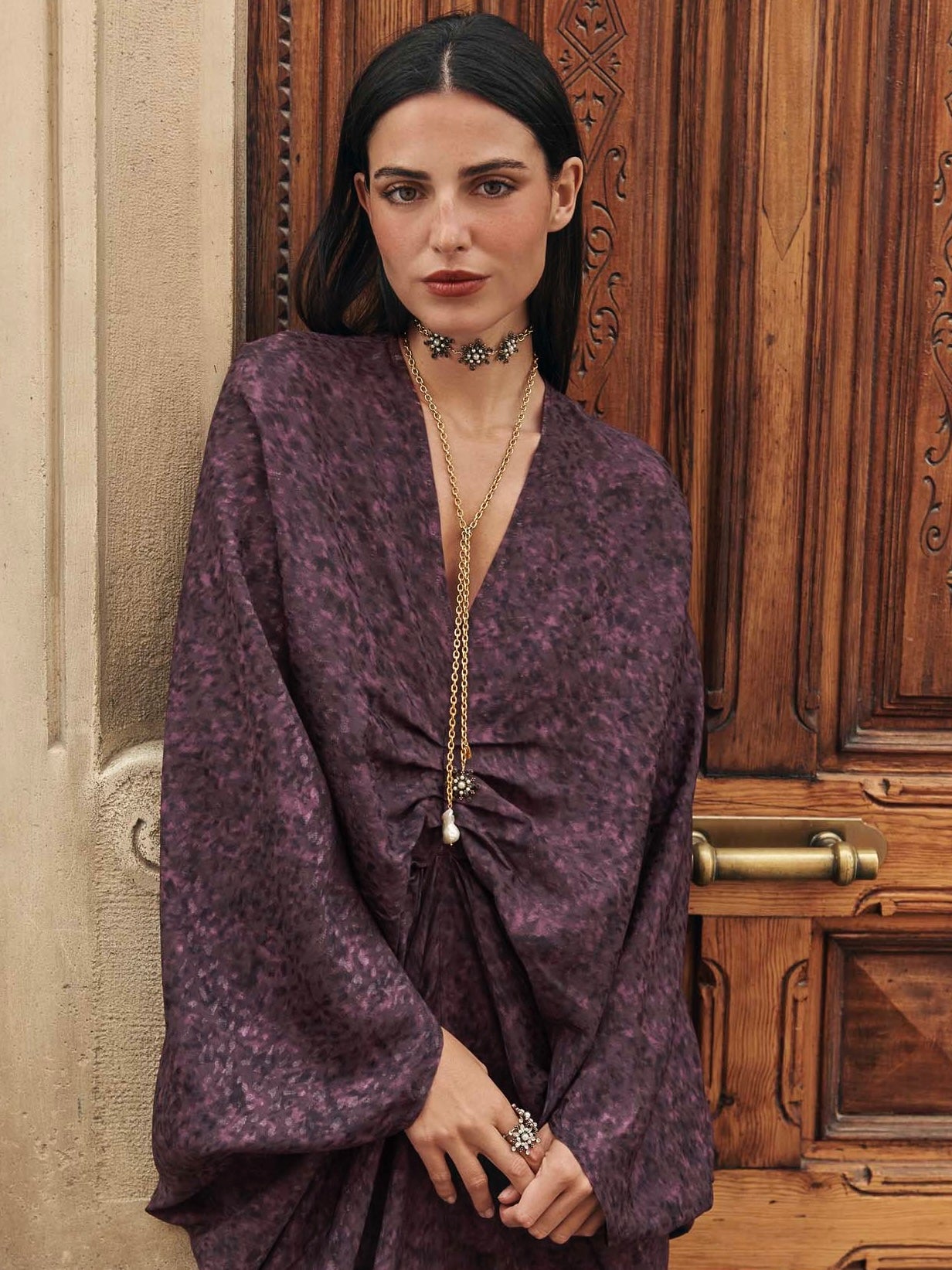 Choker Raíces TRIPLE ESTRELLAS Tono Oscuro