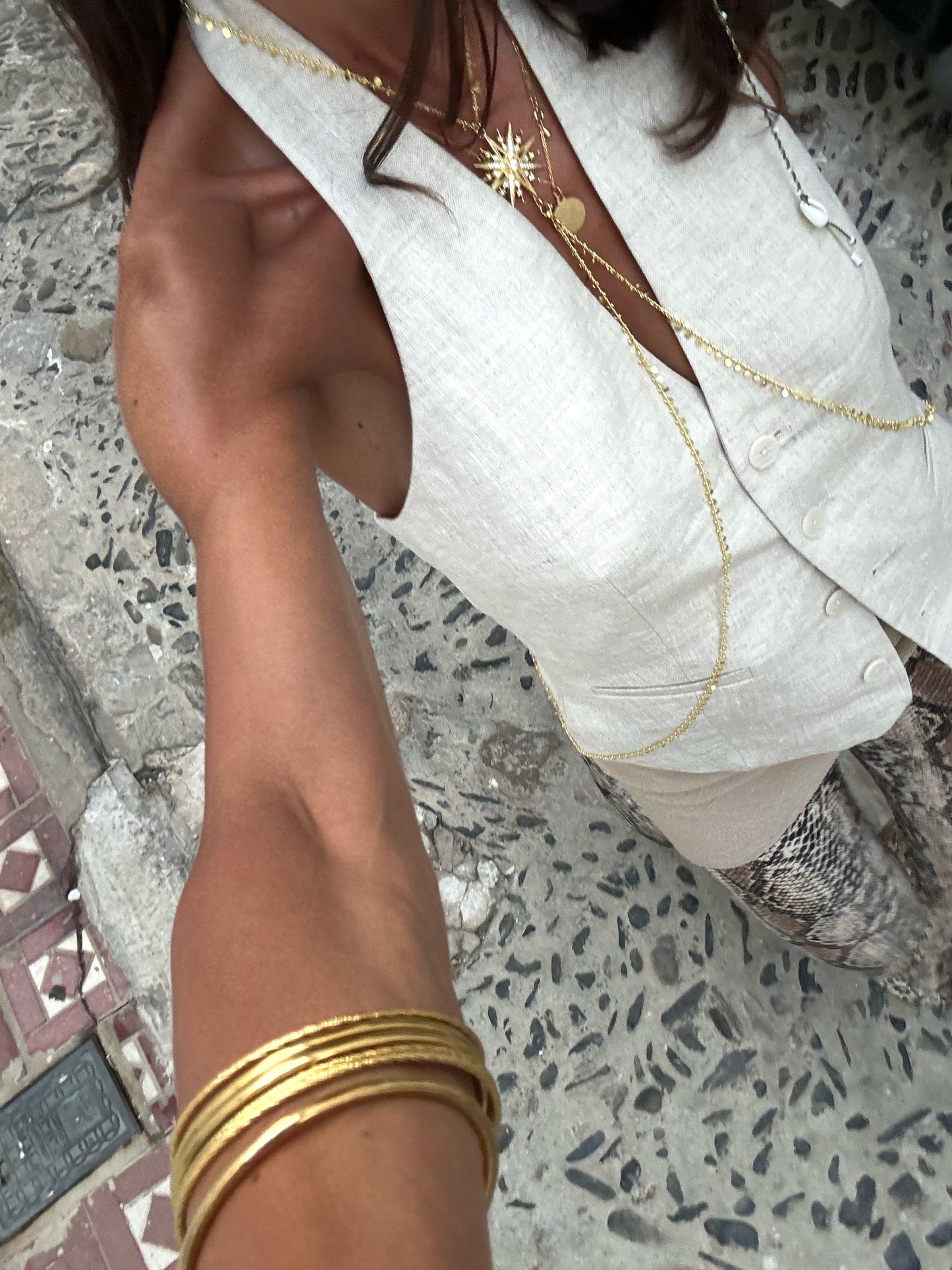 Collar "Body Chain" Maxi Estrella Raíces