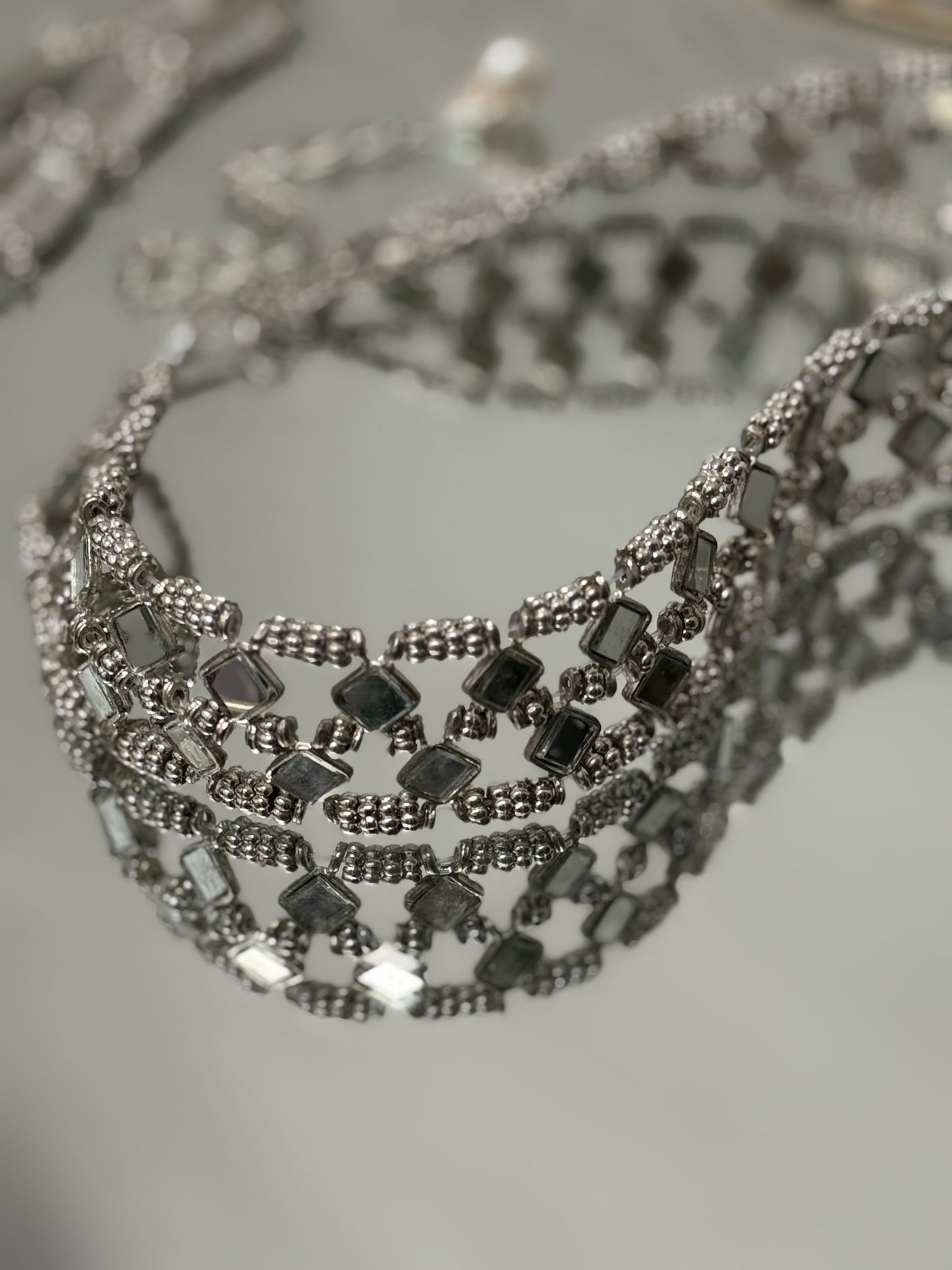 Cinturón Aurum Luxe-Plata