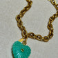 Collar MILOS CORAZÓN Eslabón Simple ~ISLA