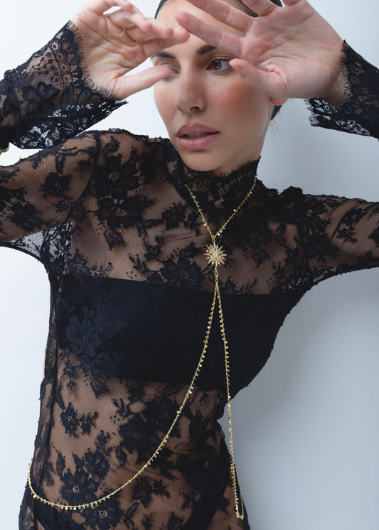 Collar "Body Chain" Maxi Estrella Raíces