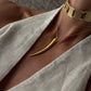 Collar Multiposición Cuerno Oro SAFARA