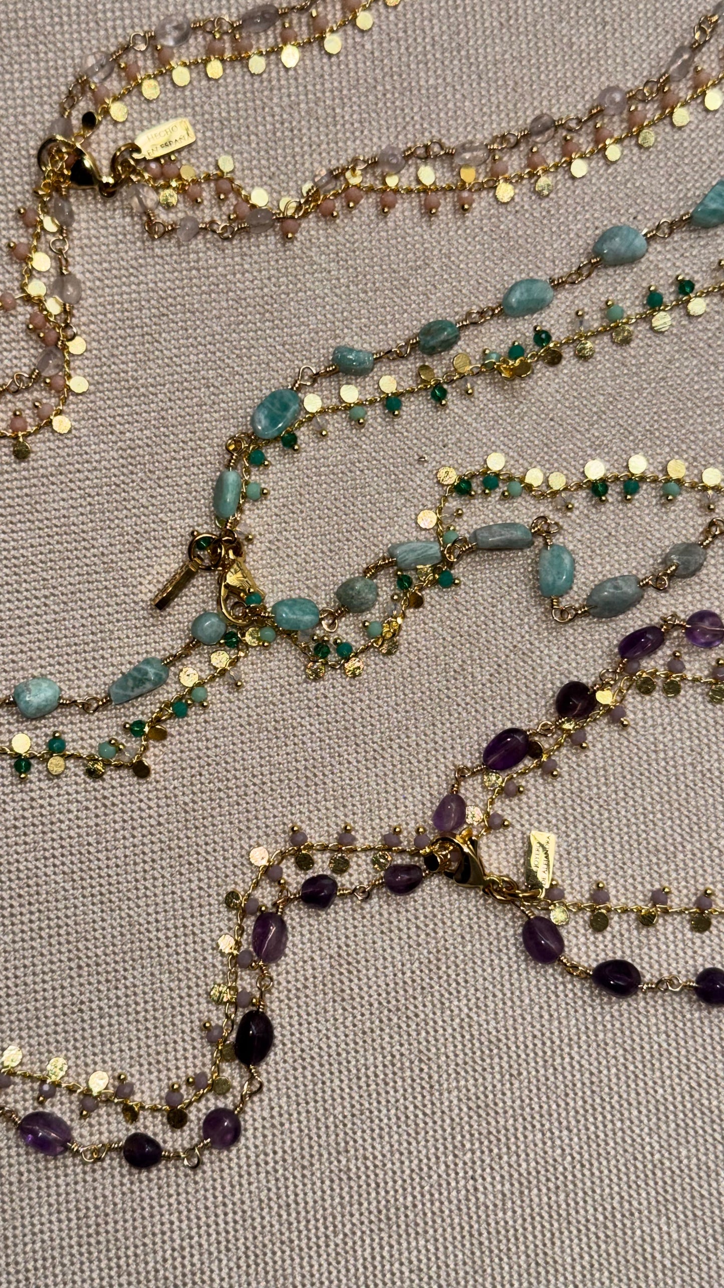 Collar Corbatero Light&Glass SUMMER 2 Estrellas Raíces