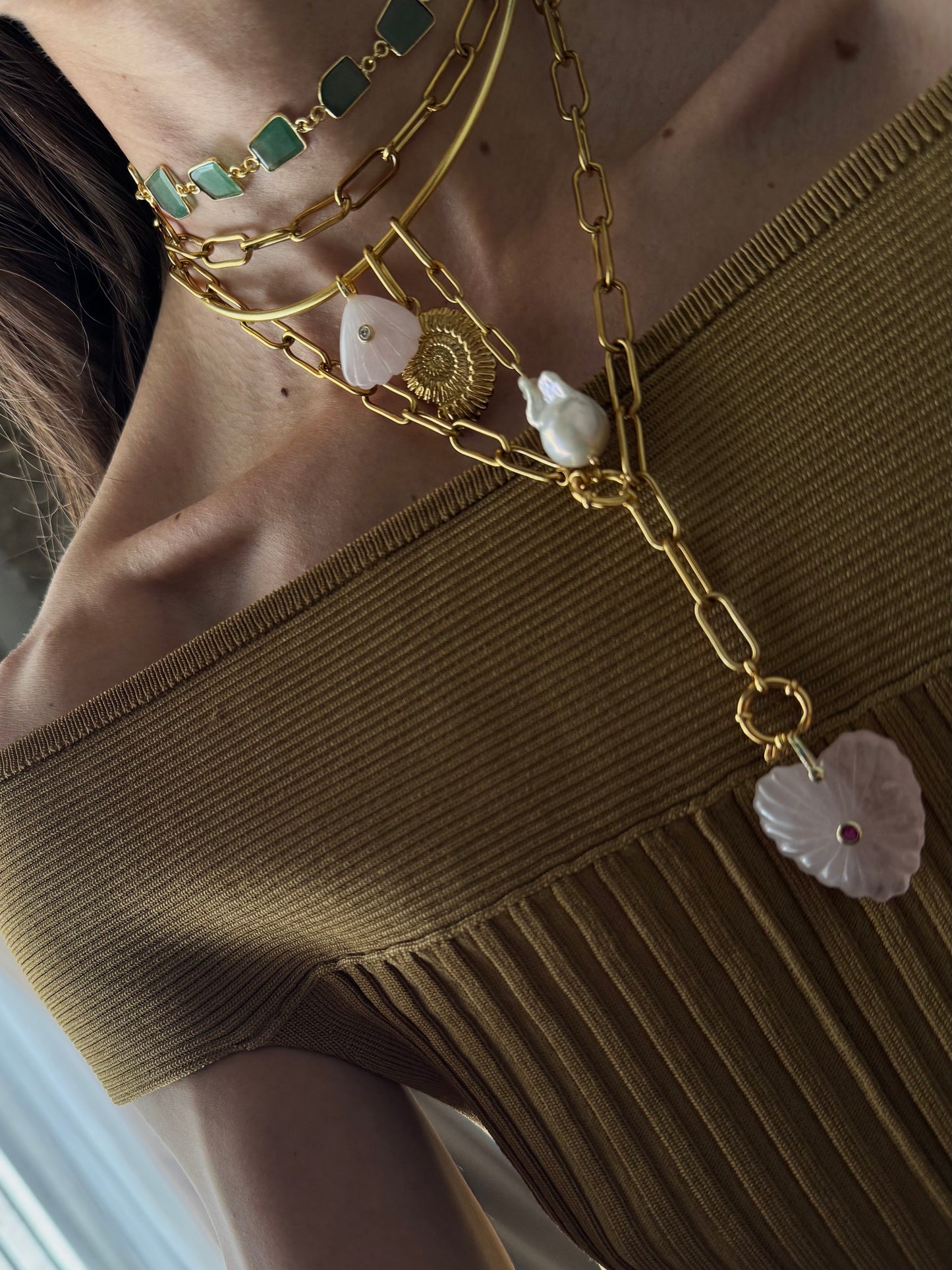 Choker ISCHIA Piedras Basic ~ISLA
