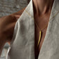 Collar Multiposición Cuerno Oro SAFARA