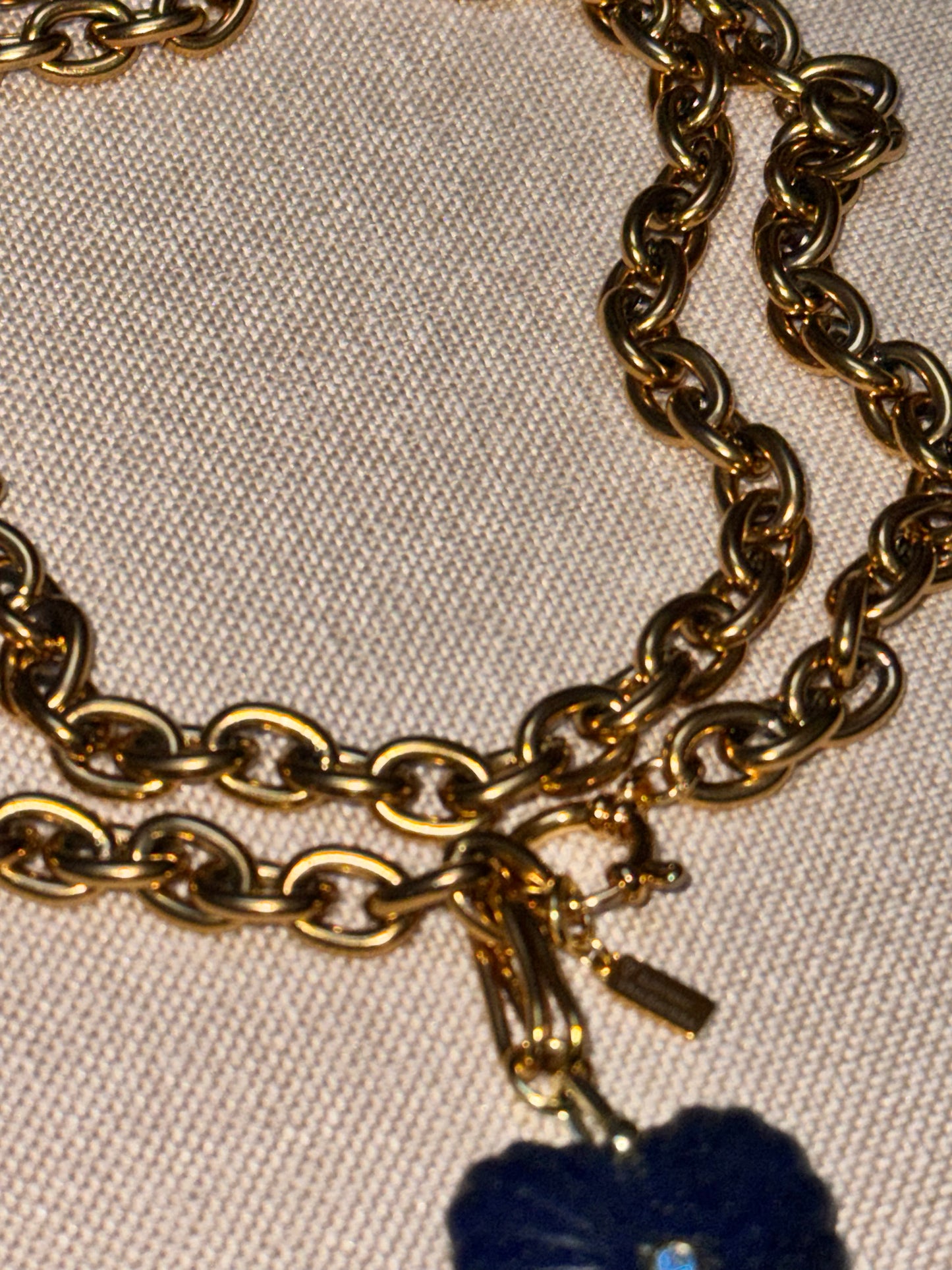 Collar Doble MILOS CORAZÓN Eslabón ~ISLA