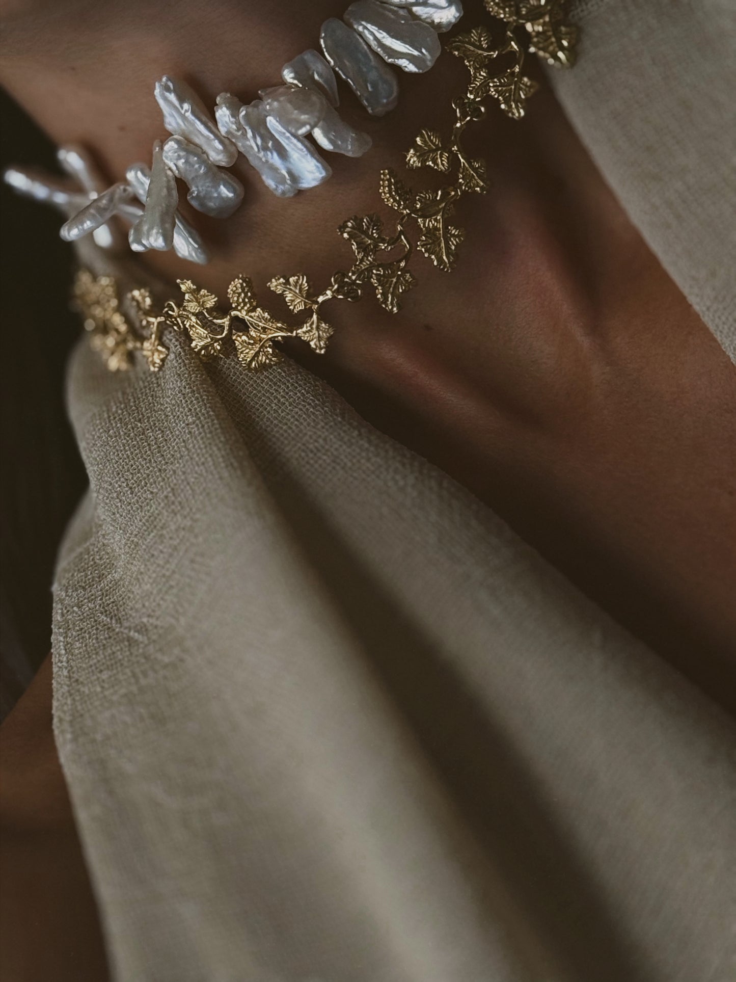 Choker - Raíces Aurum - "Brezzo Oro"