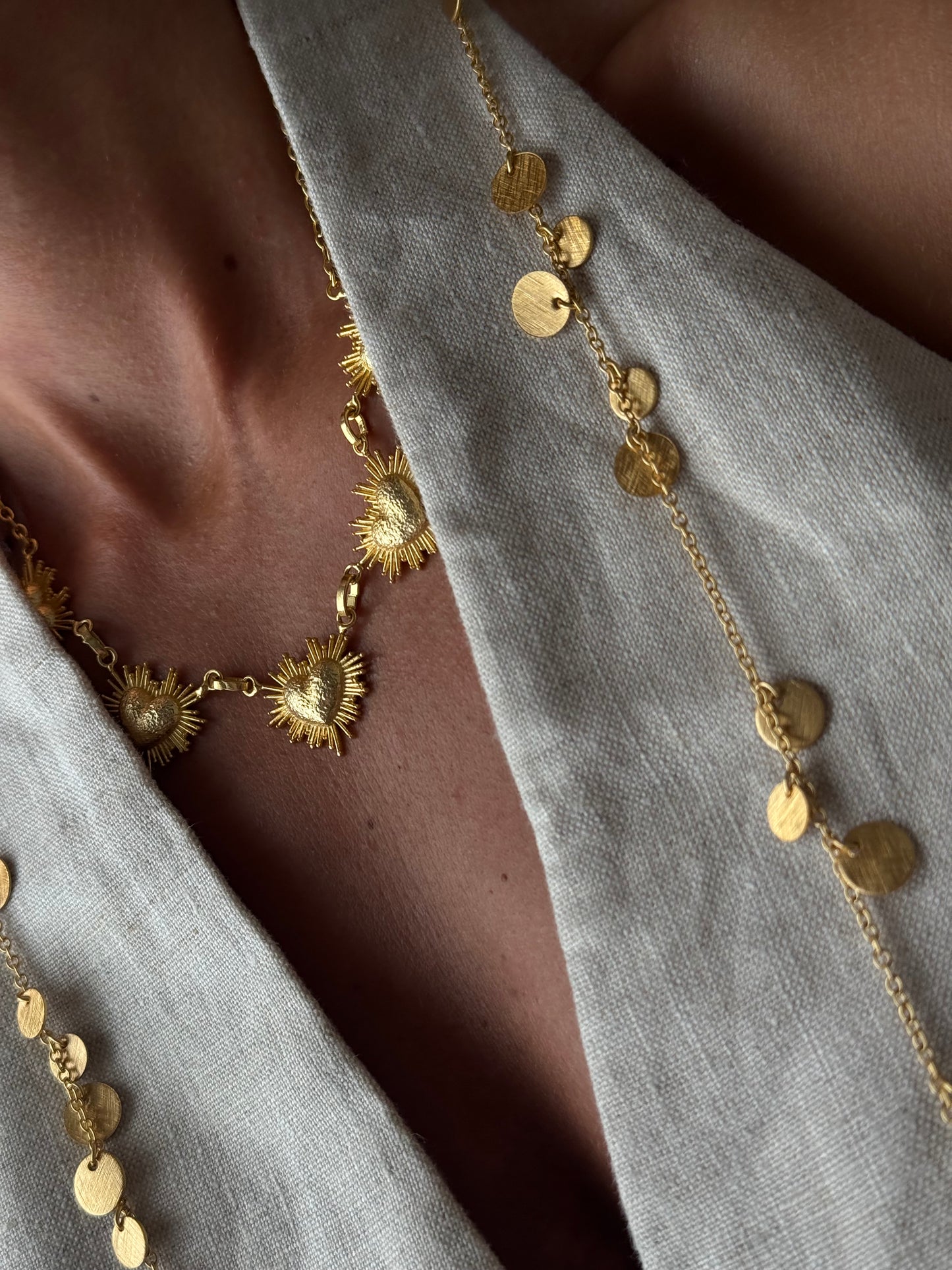 Collar Multiposición Monedas oro SAFARA