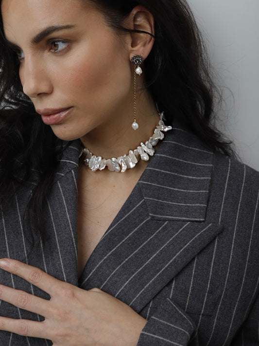 Choker Raíces "Eusebia Perlas"