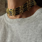 Choker Aurum "NOIR DORÉ"