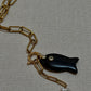 Collar AMALFI Eslabones largo 2 vueltas MULTIPOSICIÓN ~ISLA