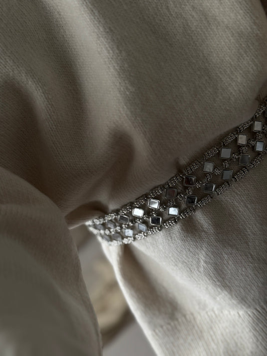 Cinturón Aurum Luxe-Plata