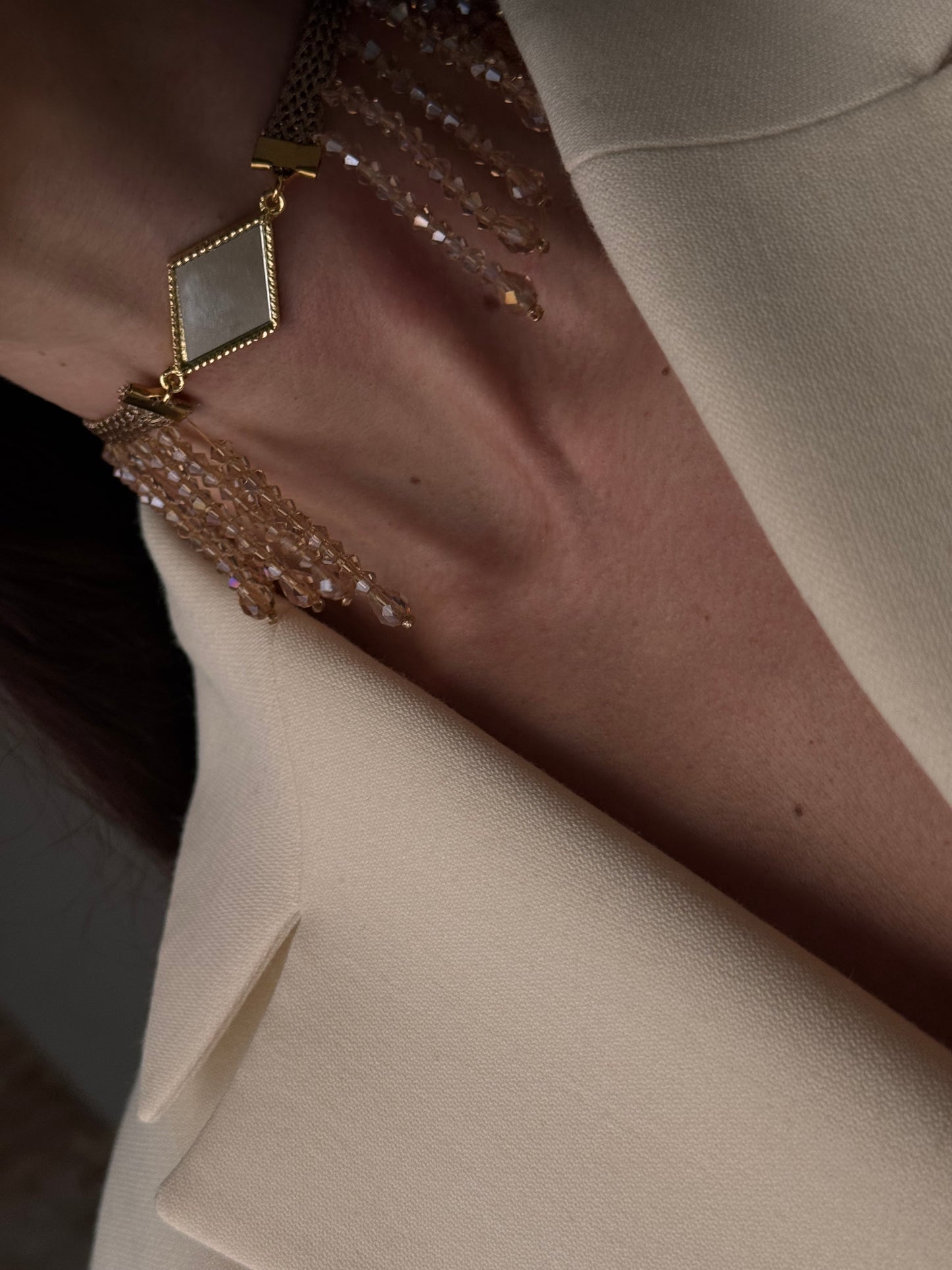 Collar Maxi RHOMBUS Flecos Aurum