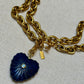 Collar Doble MILOS CORAZÓN Eslabón ~ISLA
