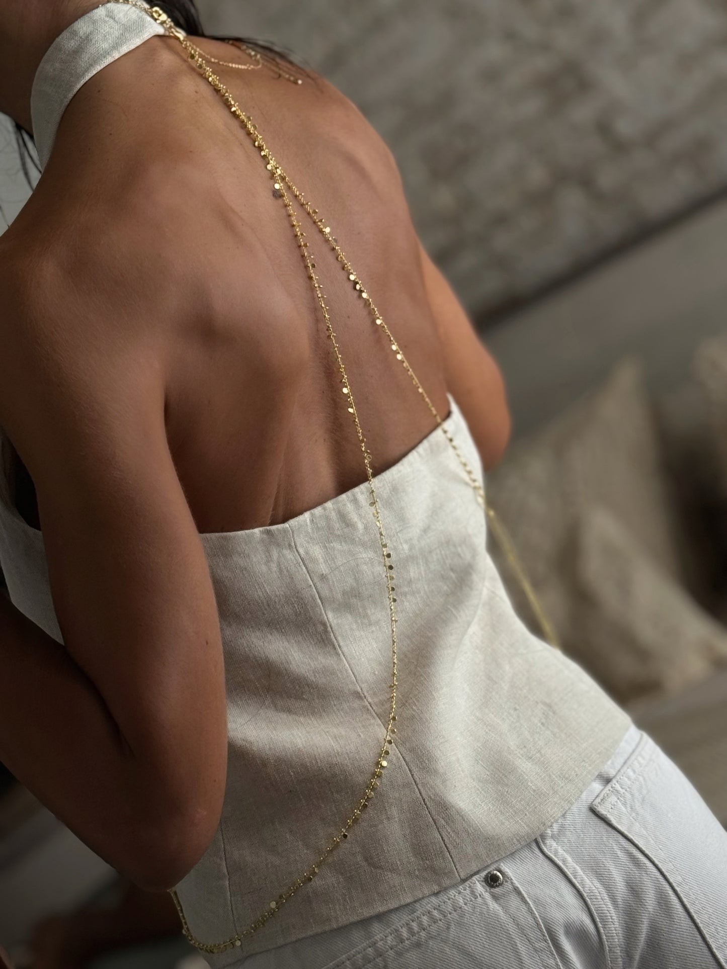 Collar "Body Chain" Maxi Estrella Raíces